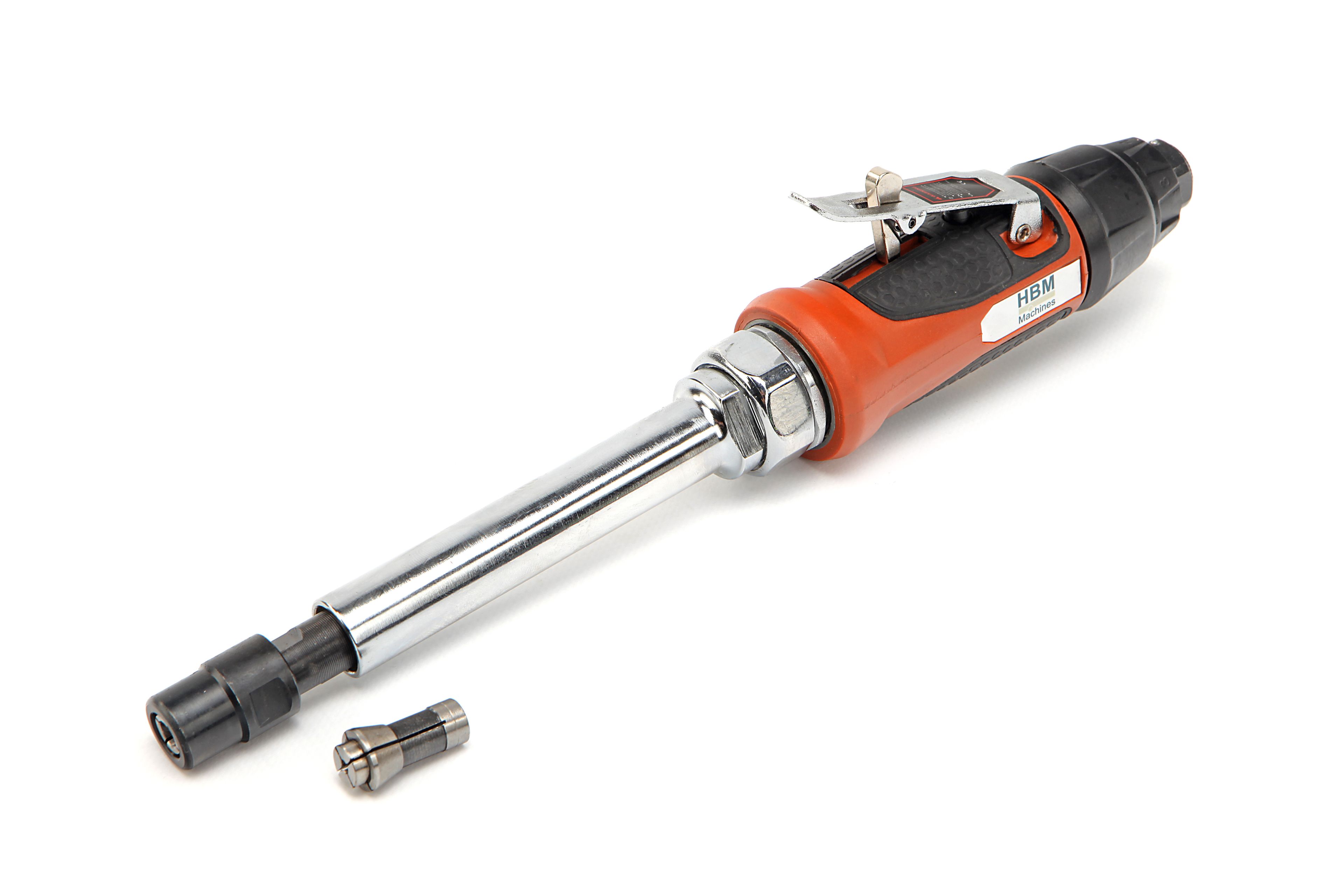 HBM Meuleuse à broches pneumatique variable professionnelle avec col de 125 mm Image 2