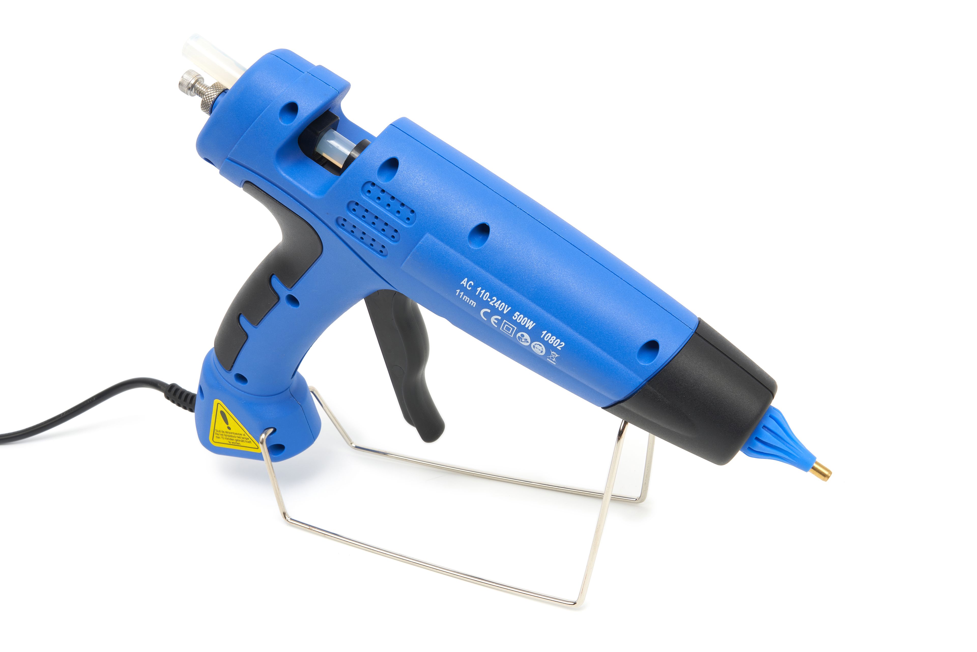 HBM 500 Watt 11 mm. Pistolet à colle professionnel avec température réglable et affichage numérique Image 5