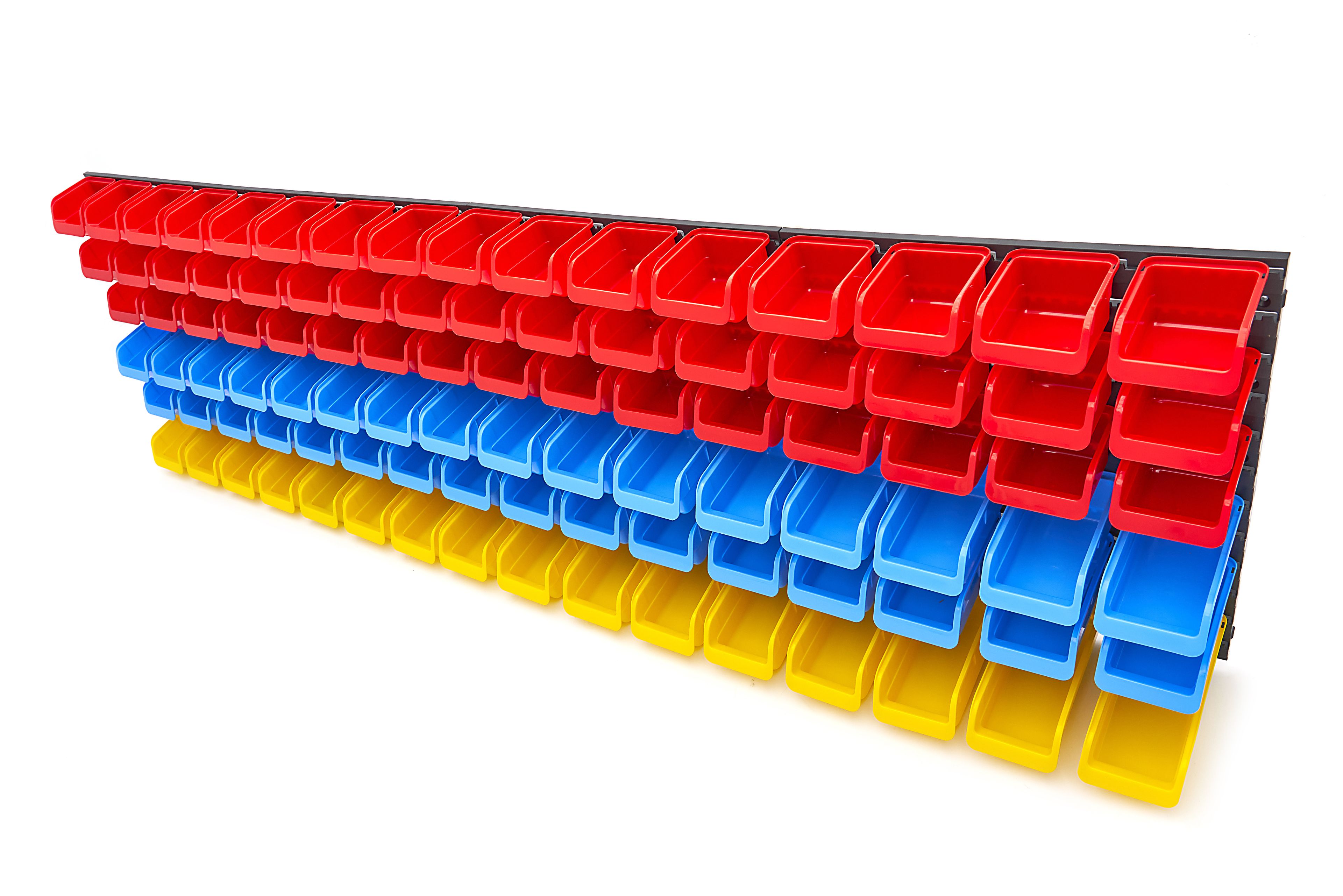 HBM Panel de Herramientas de 100 Piezas 96 Cajas de Almacenamiento en 3 Tamaños Image 3