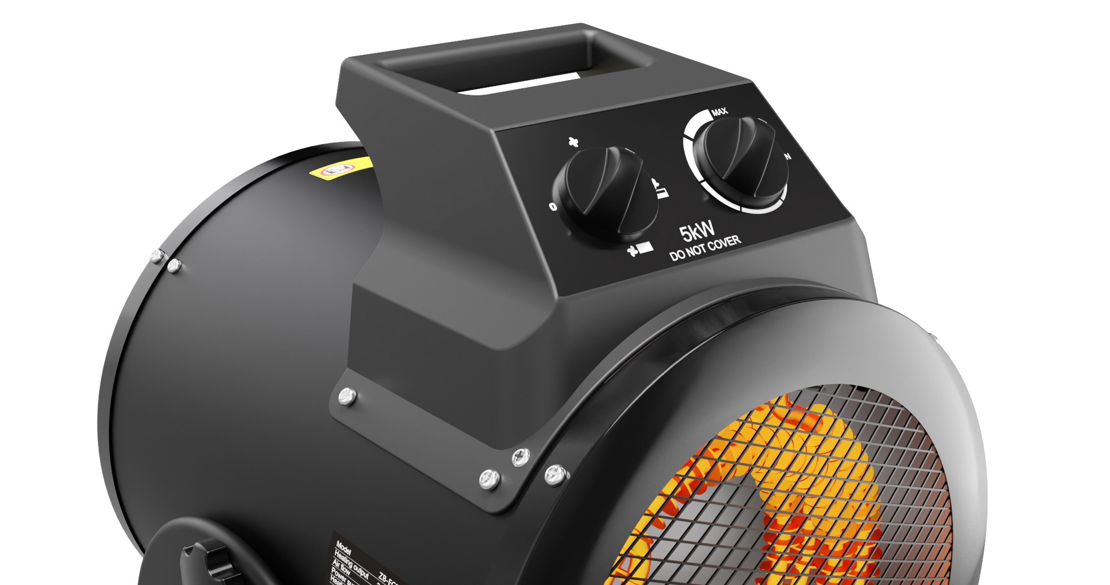 Chauffage électrique HBM 2 500 - 5 000 watts 400 Volt Image 5