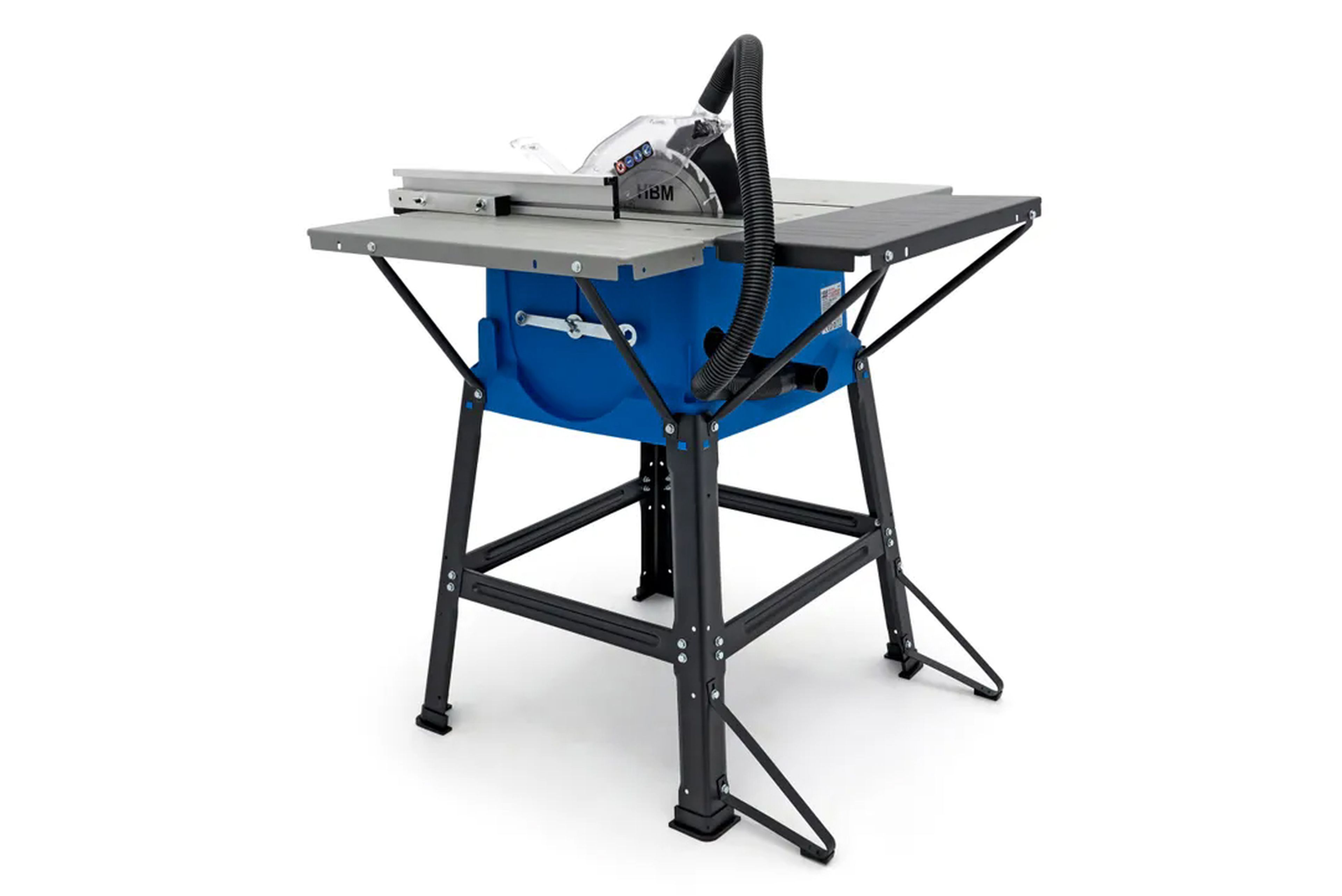 HBM Table de scie circulaire 250 mm avec 2 tablettes latérales 2000 Watt Image 4