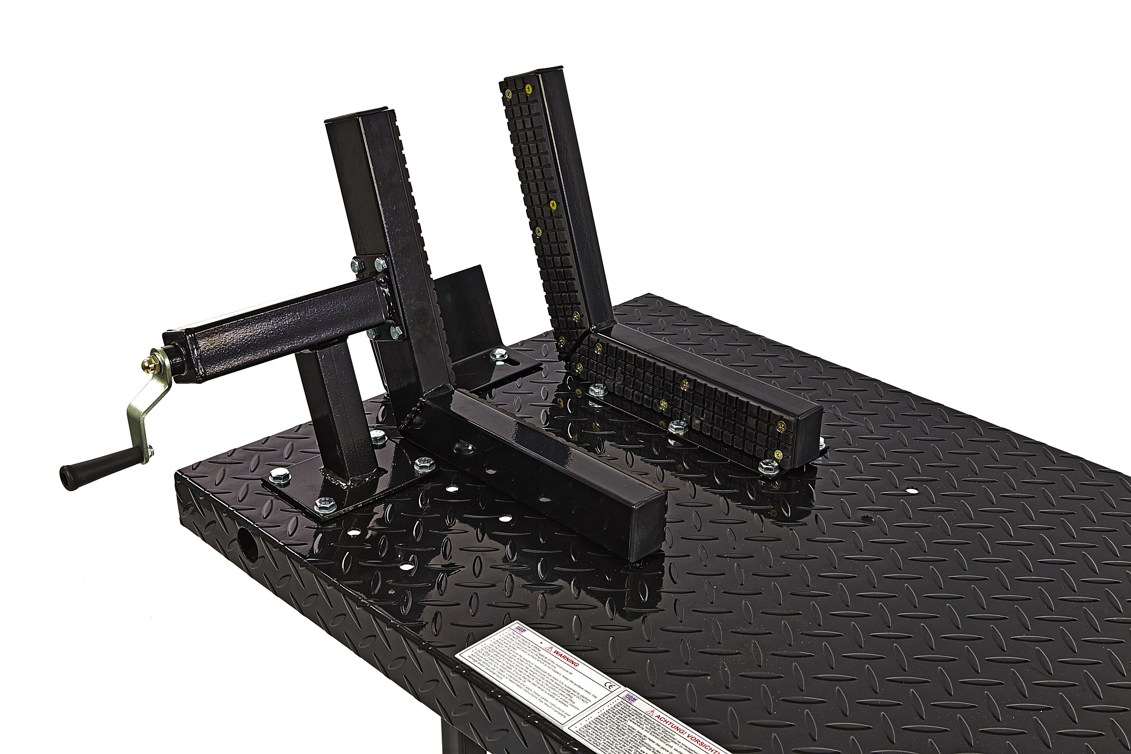 HBM Tavolo elevatore per moto 700 kg - nero Image 10