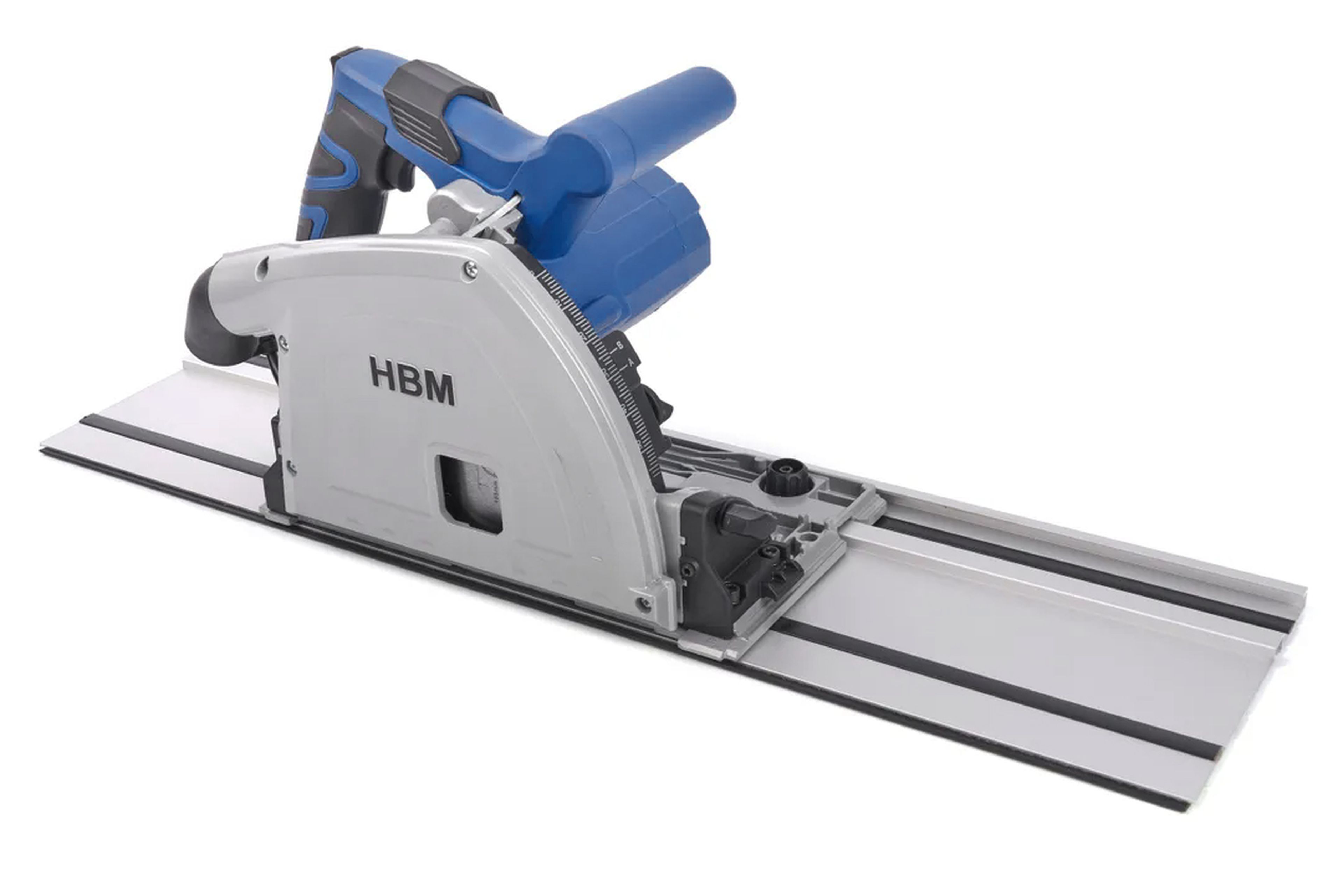 HBM 165 mm Professional 1200 Watt Tauchsäge mit 2 x 700 mm Lineal Image 2