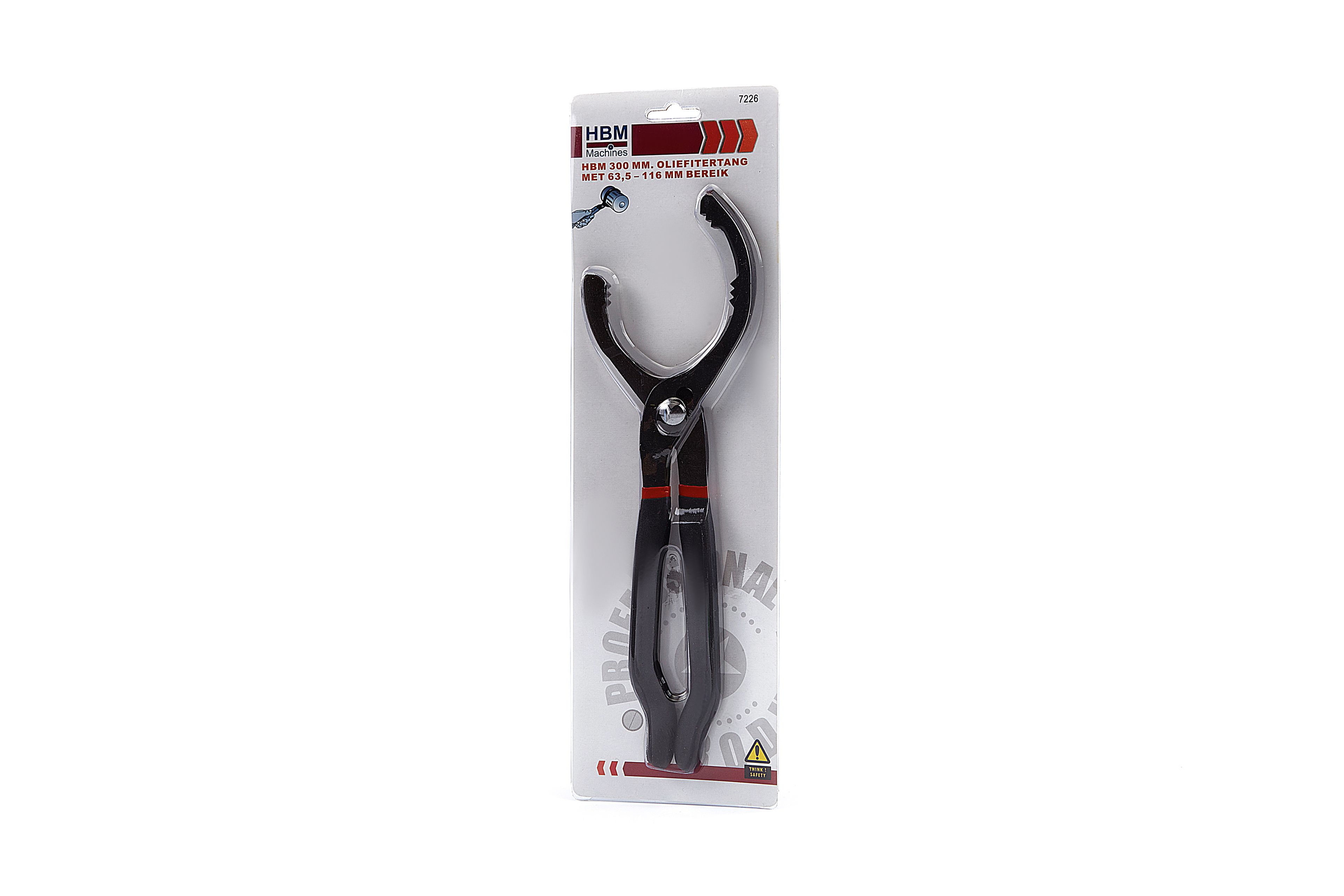 HBM Pince pour filtre à huile 300 mm avec plage de 63,5 à 116 mm Image 4