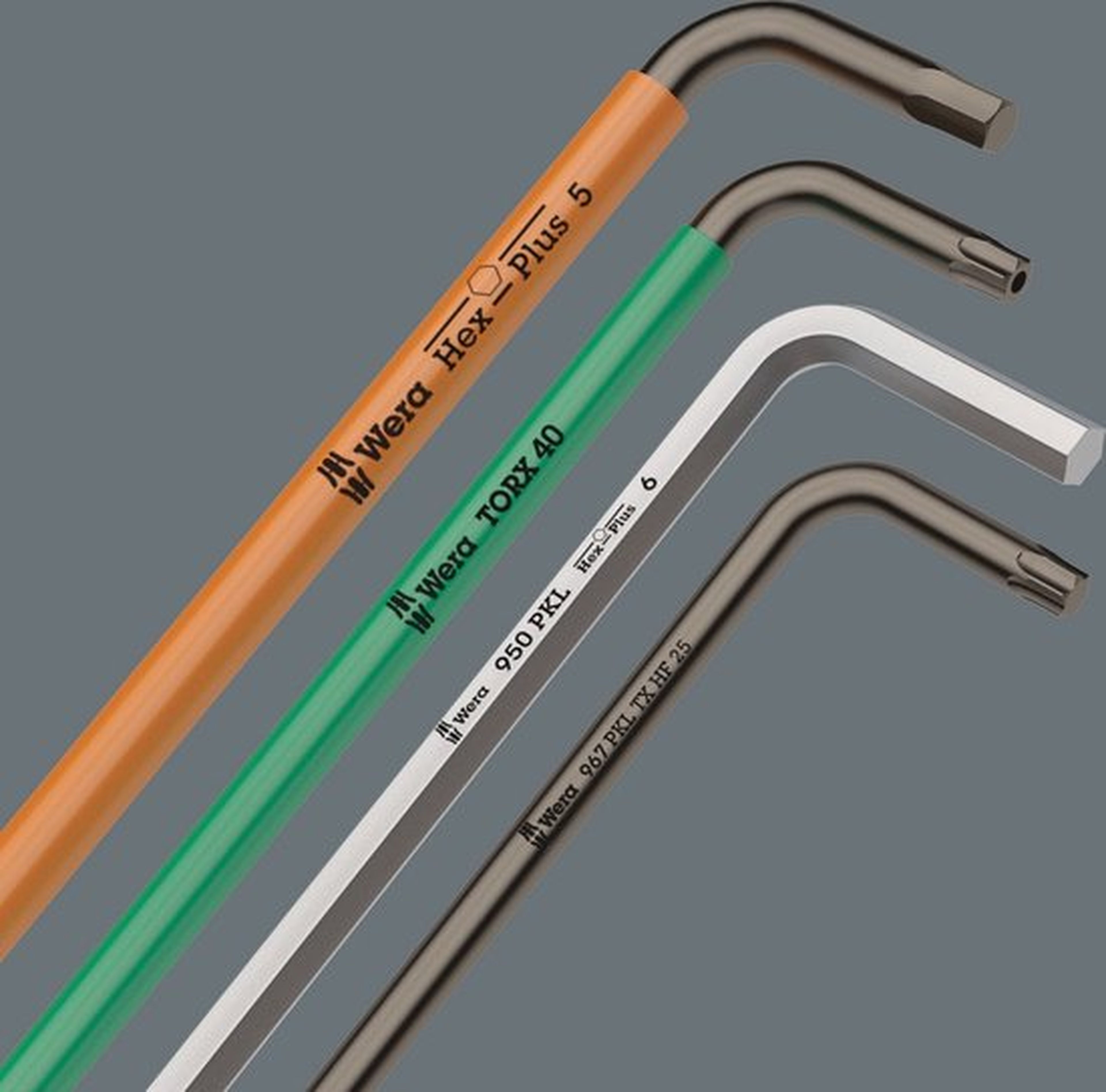 Wera Haakse torxset T10-T40 met vasthoudfunctie Image 3