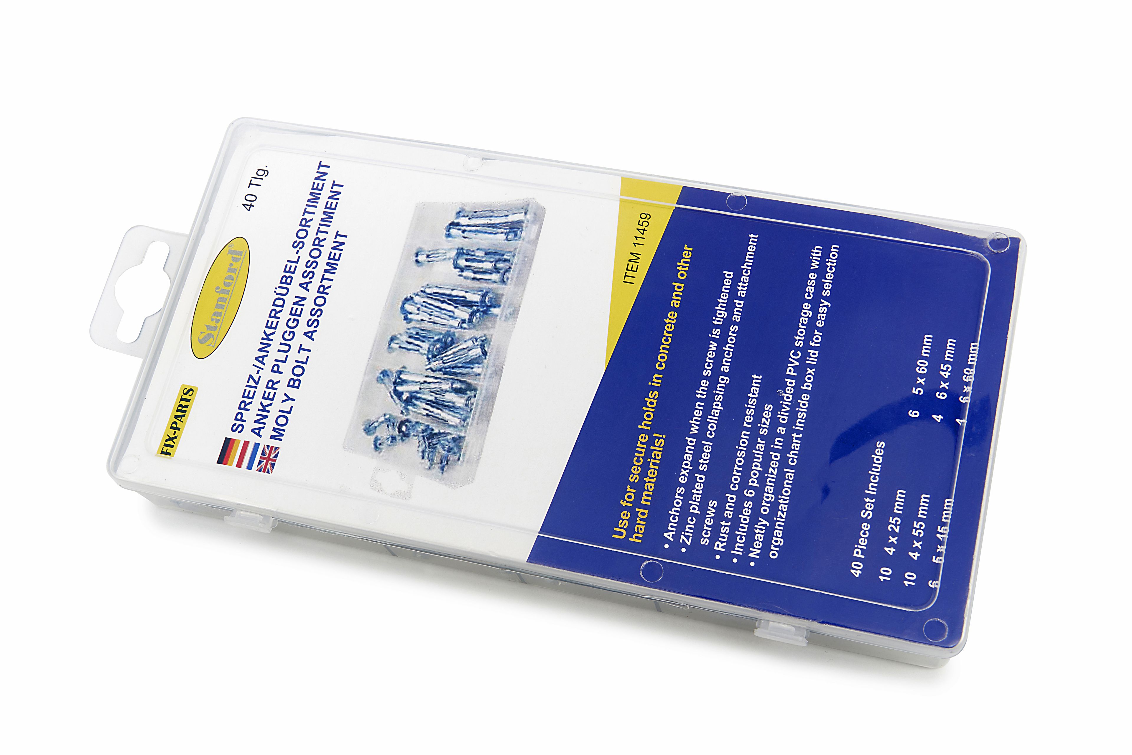 HBM 40 Delig Ankerpluggen, Hollewand Pluggenset Image 3