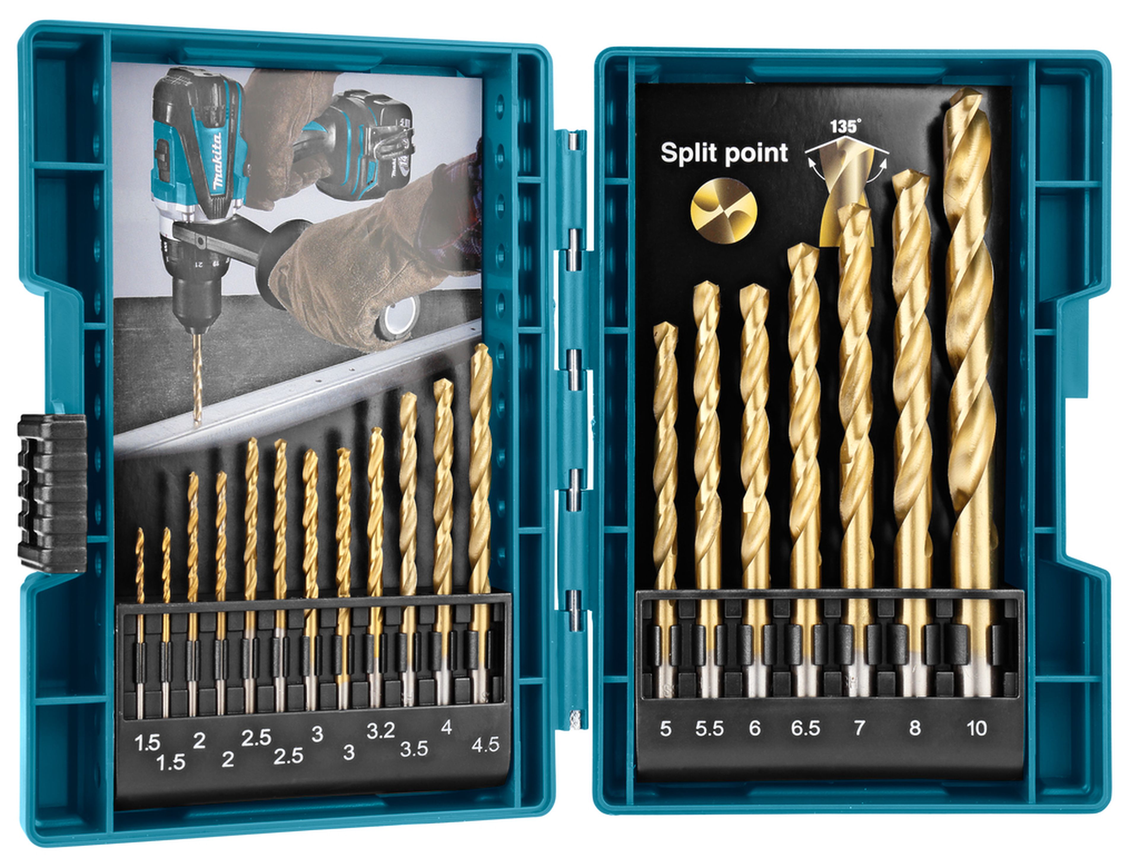 Conjunto de brocas para metal Makita de 19 piezas D-67527 Image 4