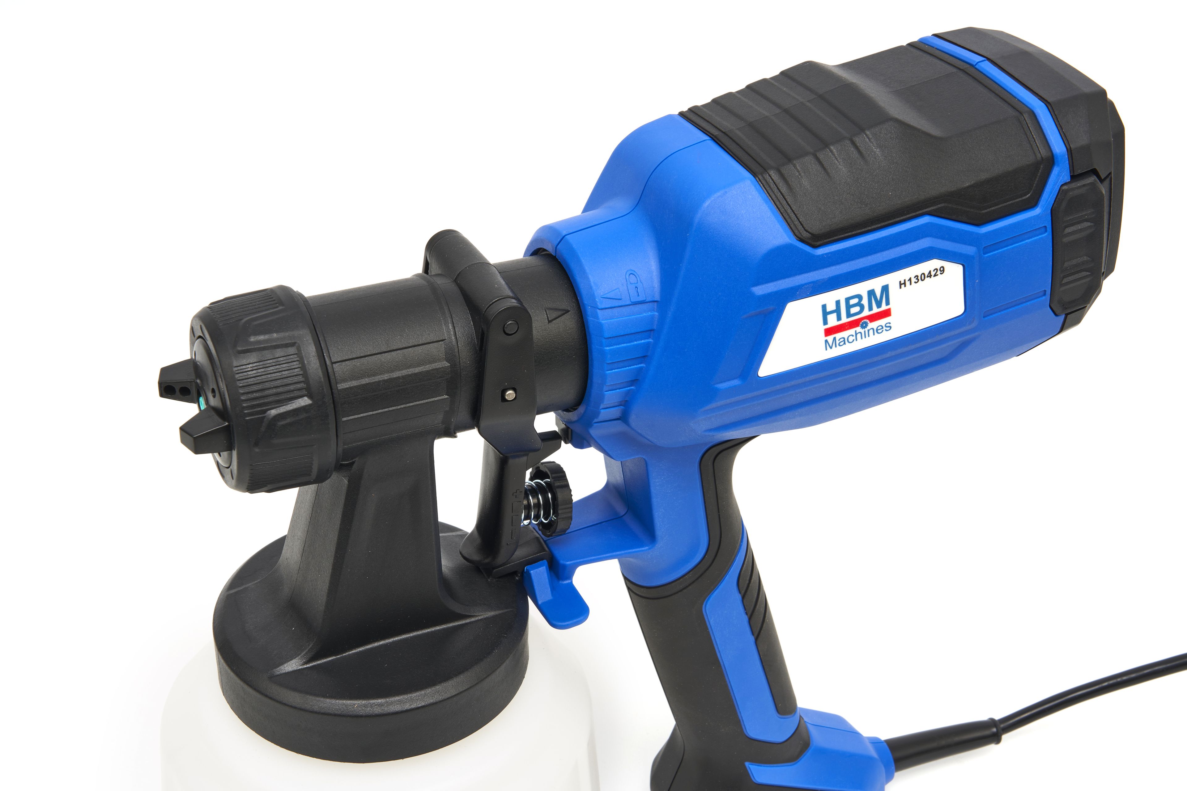 HBM 500 Watt Draagbare Elektrische Verfspuit Compleet Met 1400 ml Reservoir Image 3