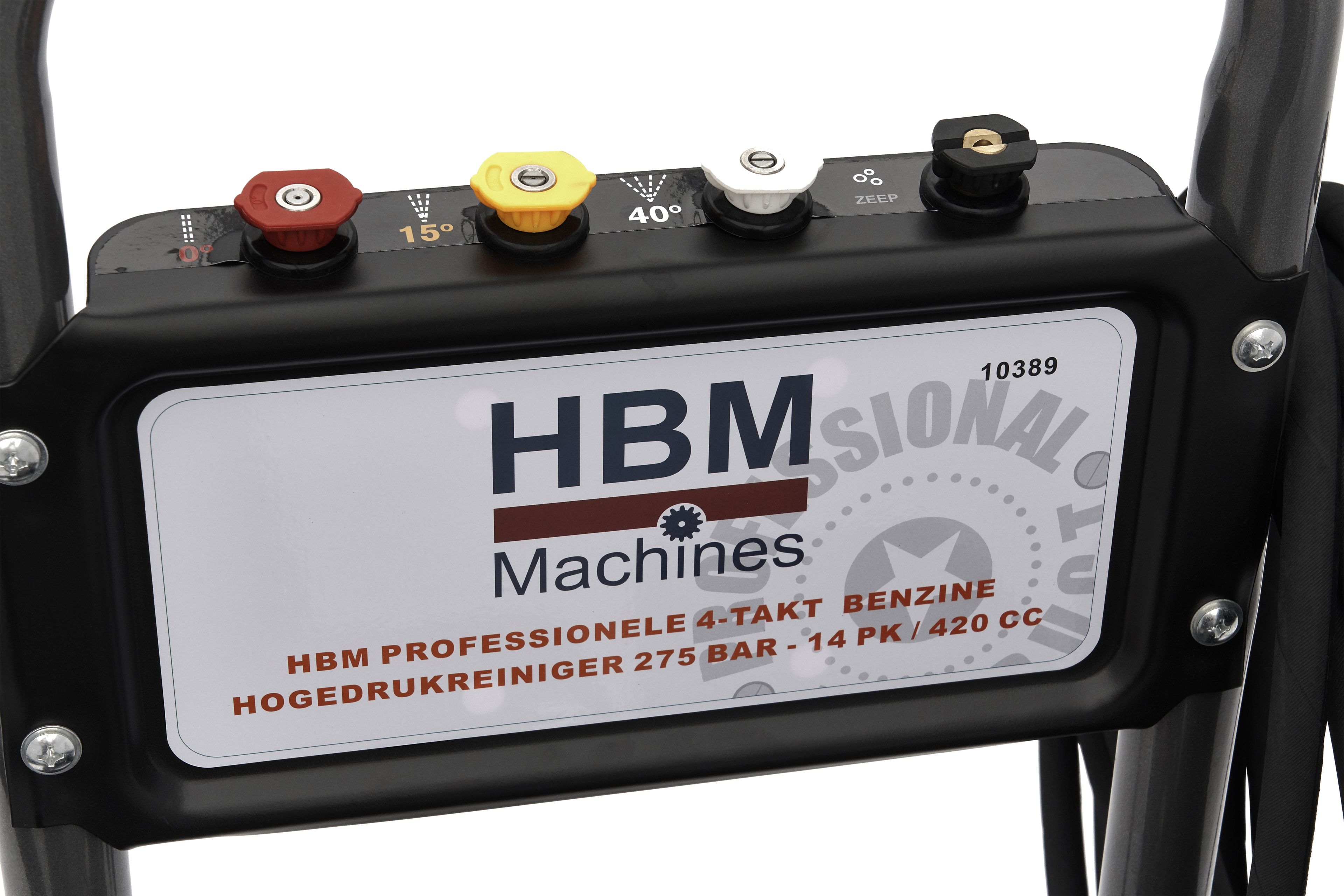 HBM Nettoyeur haute pression professionnel à essence 4 temps 275 BAR - 14 CV / 420 cc Image 12