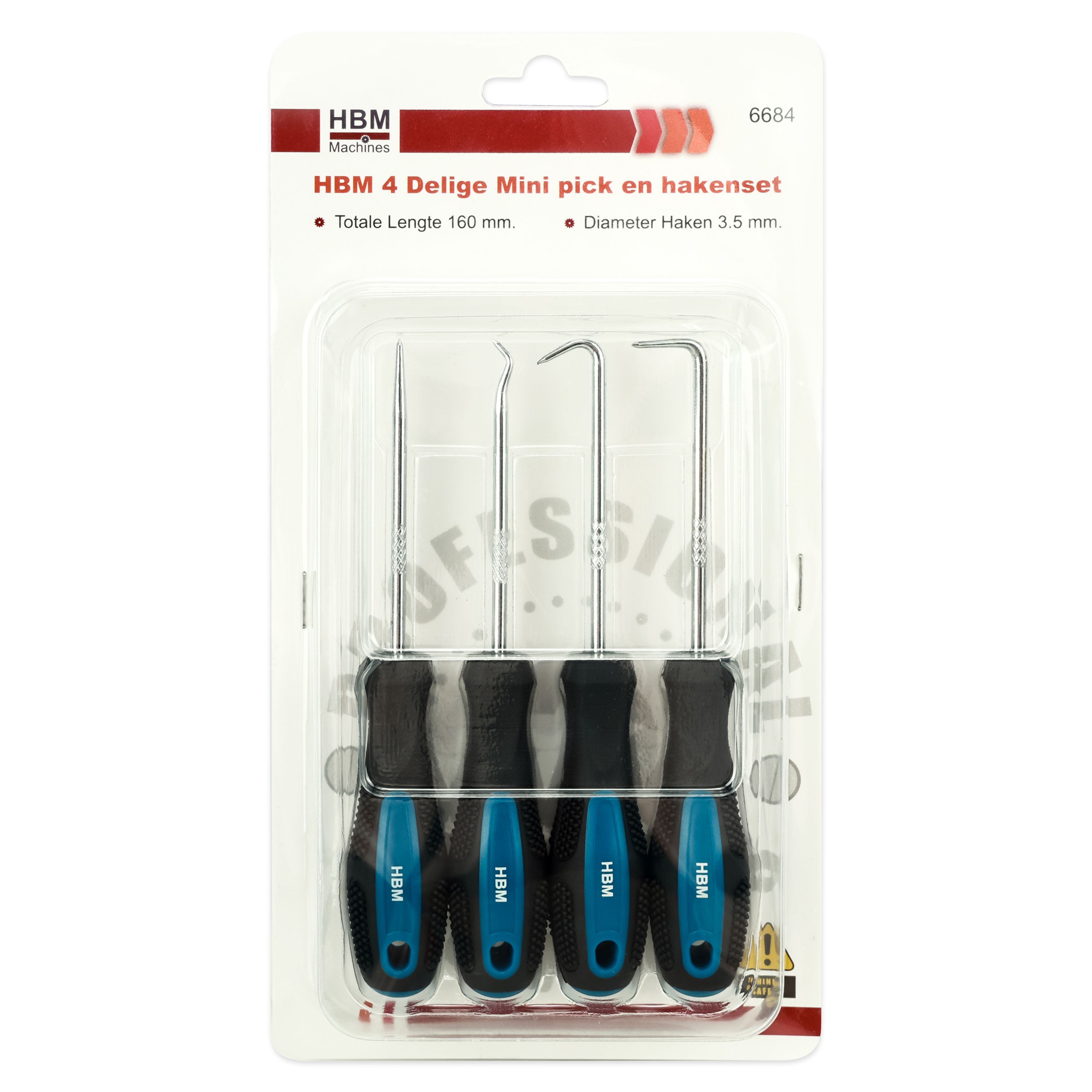 HBM 4 Pezzi Mini pick e set di ganci Image 3