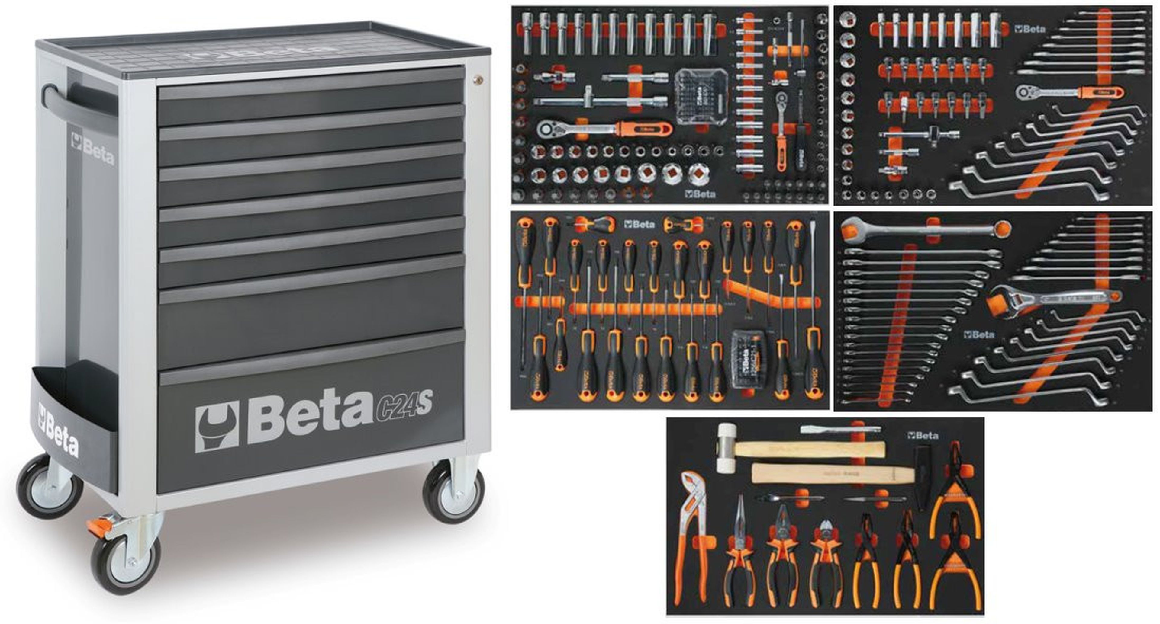 Beta Chariot à outils rempli 2400S G7/E-M - 309 pièces Image 2