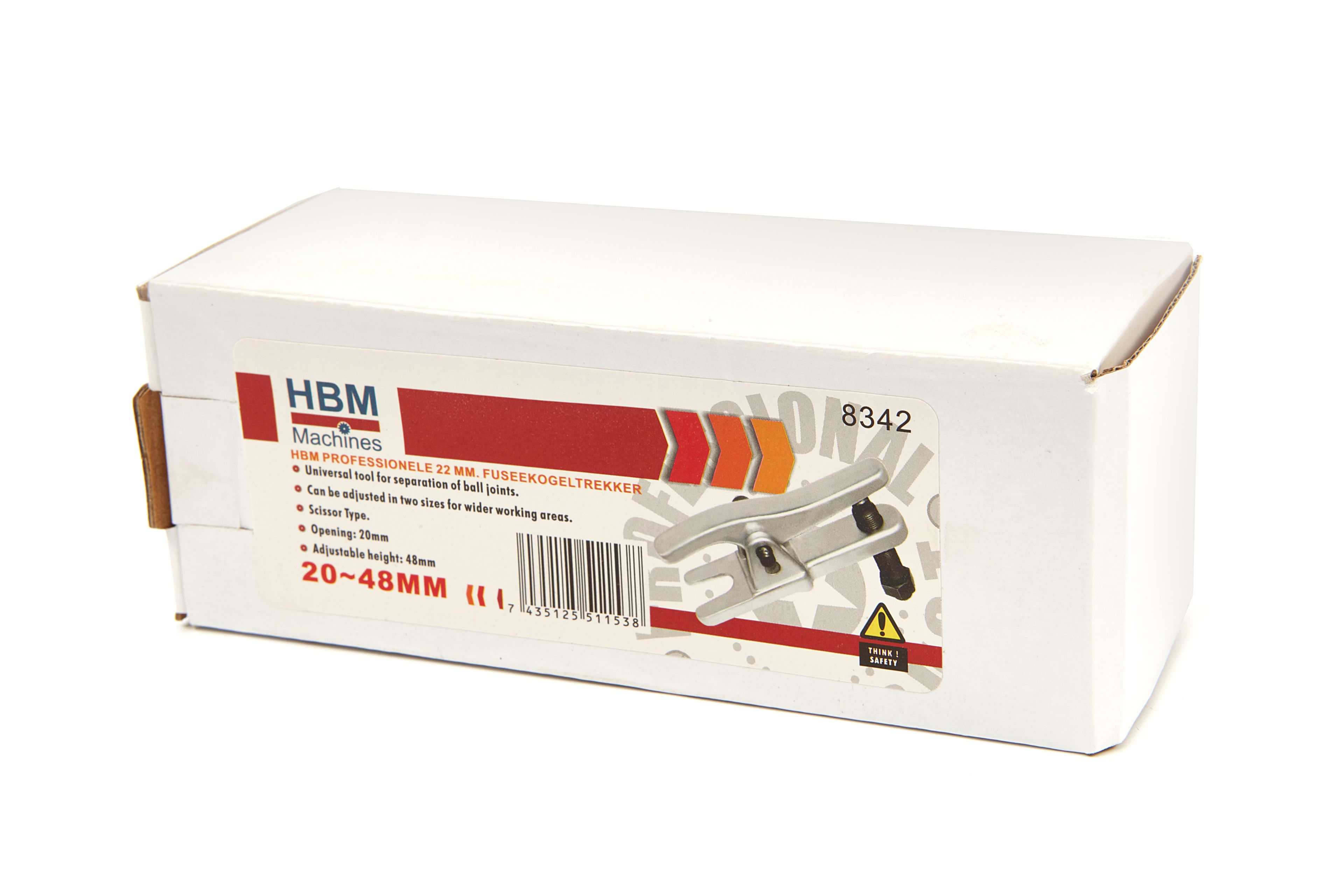 HBM Extracteur de rotules professionnel pour essieu de fusée de 22 mm Image 4