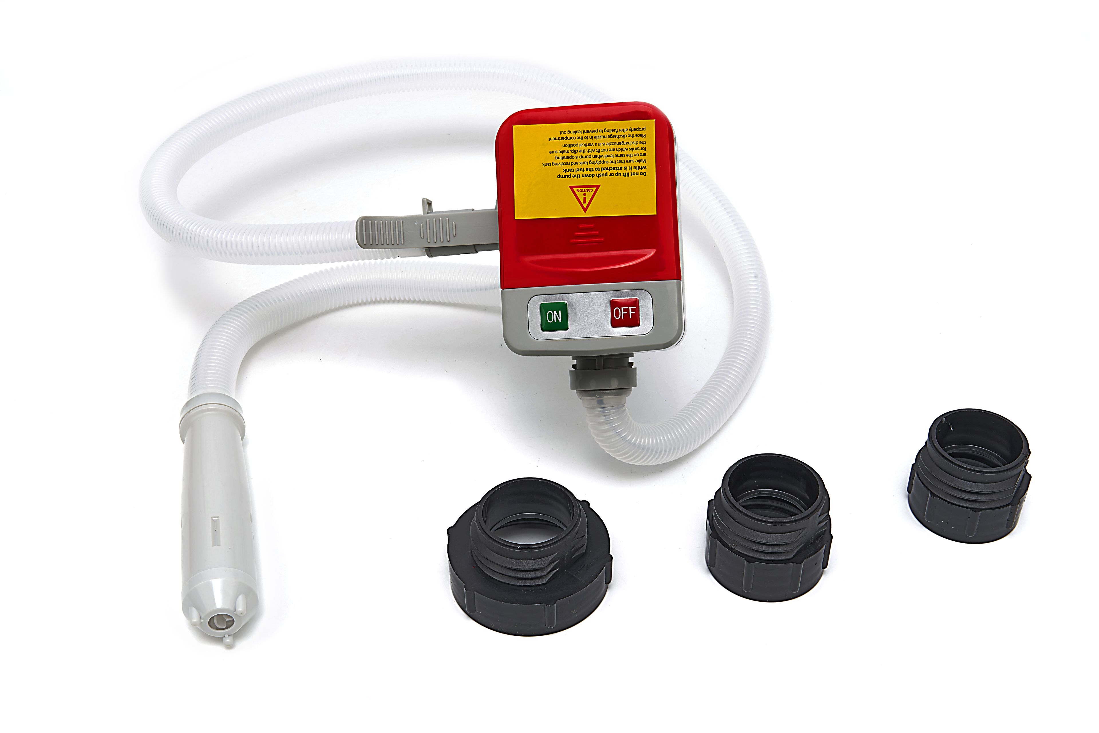 Pompe à huile, à essence et à liquide professionnelle HBM fonctionnant sur batterie, avec tuyaux et 3 adaptateurs. Image 3