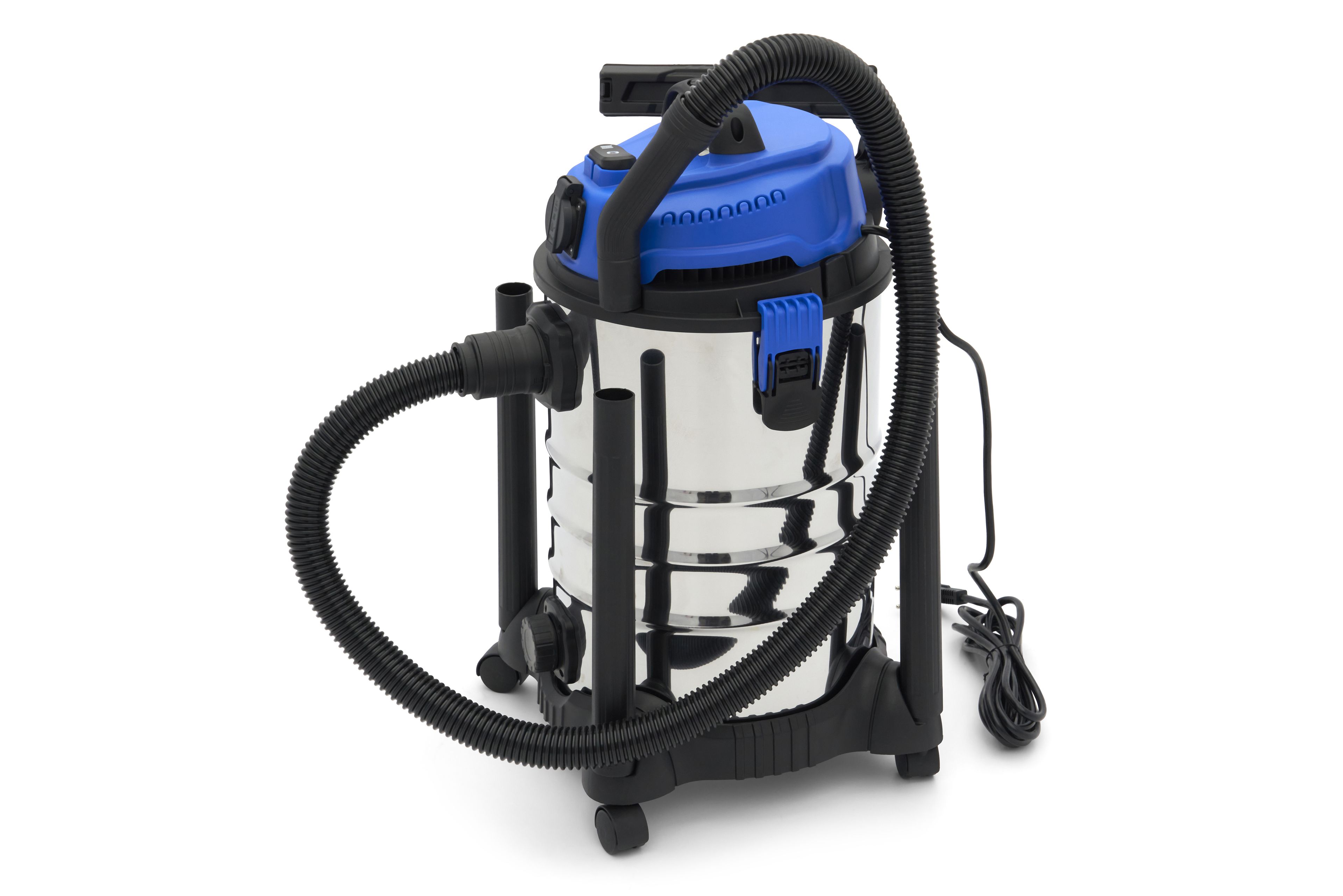 HBM 30 Liter RVS Nat en Droog Stofzuiger met Inschakelautomaat 1400 W Image 3