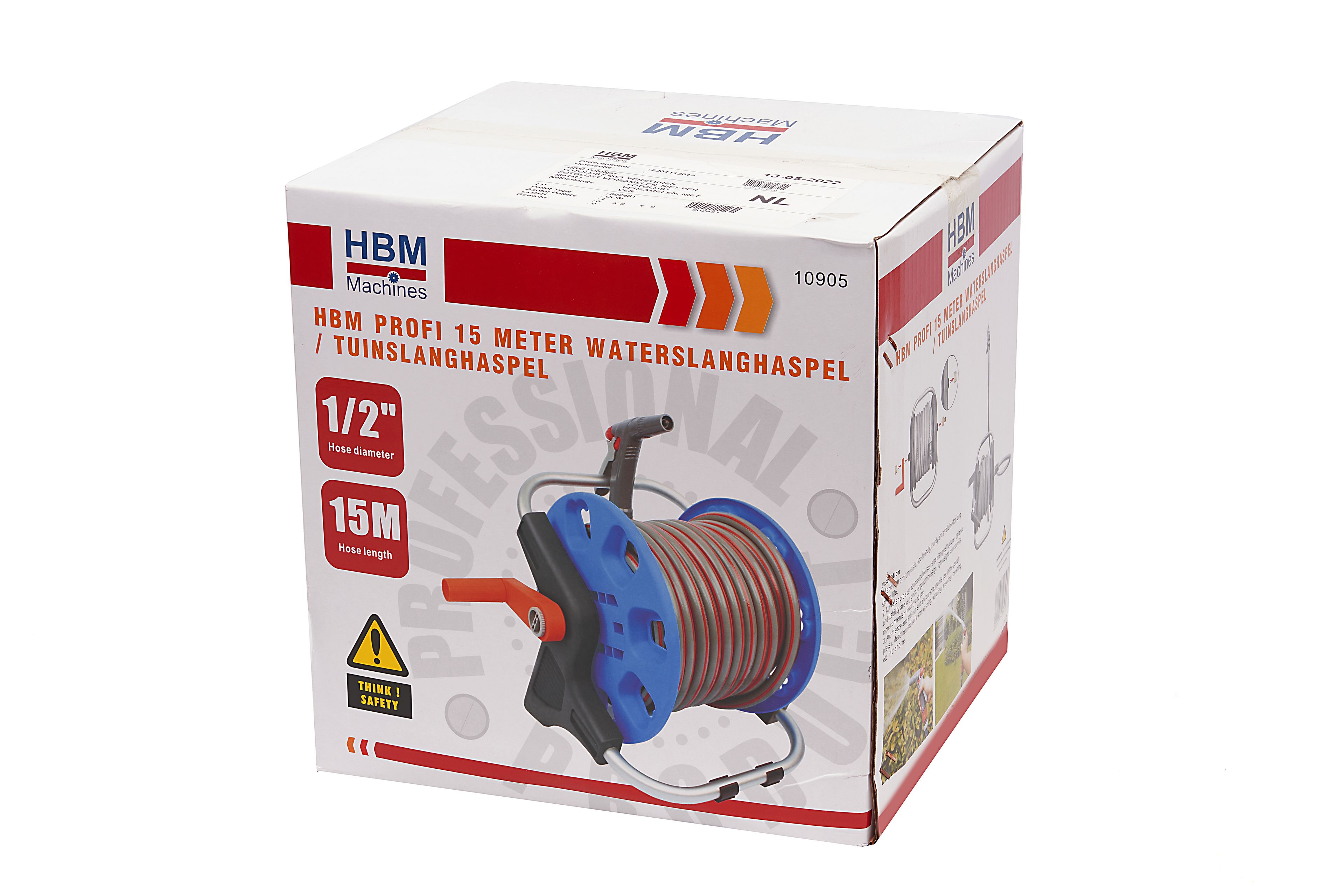 HBM Profi 30-Meter-Wasserschlauchaufroller / Gartenschlauchaufroller Image 8