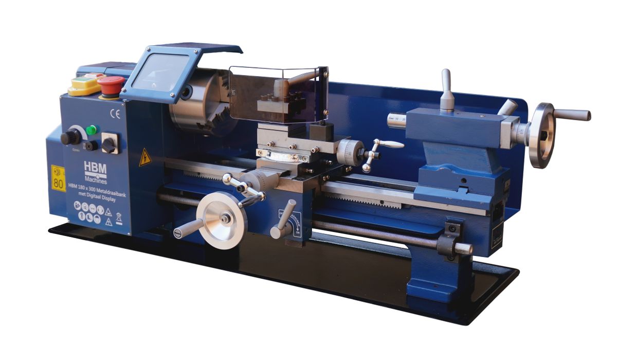 HBM mini torno para metal 180 x 300