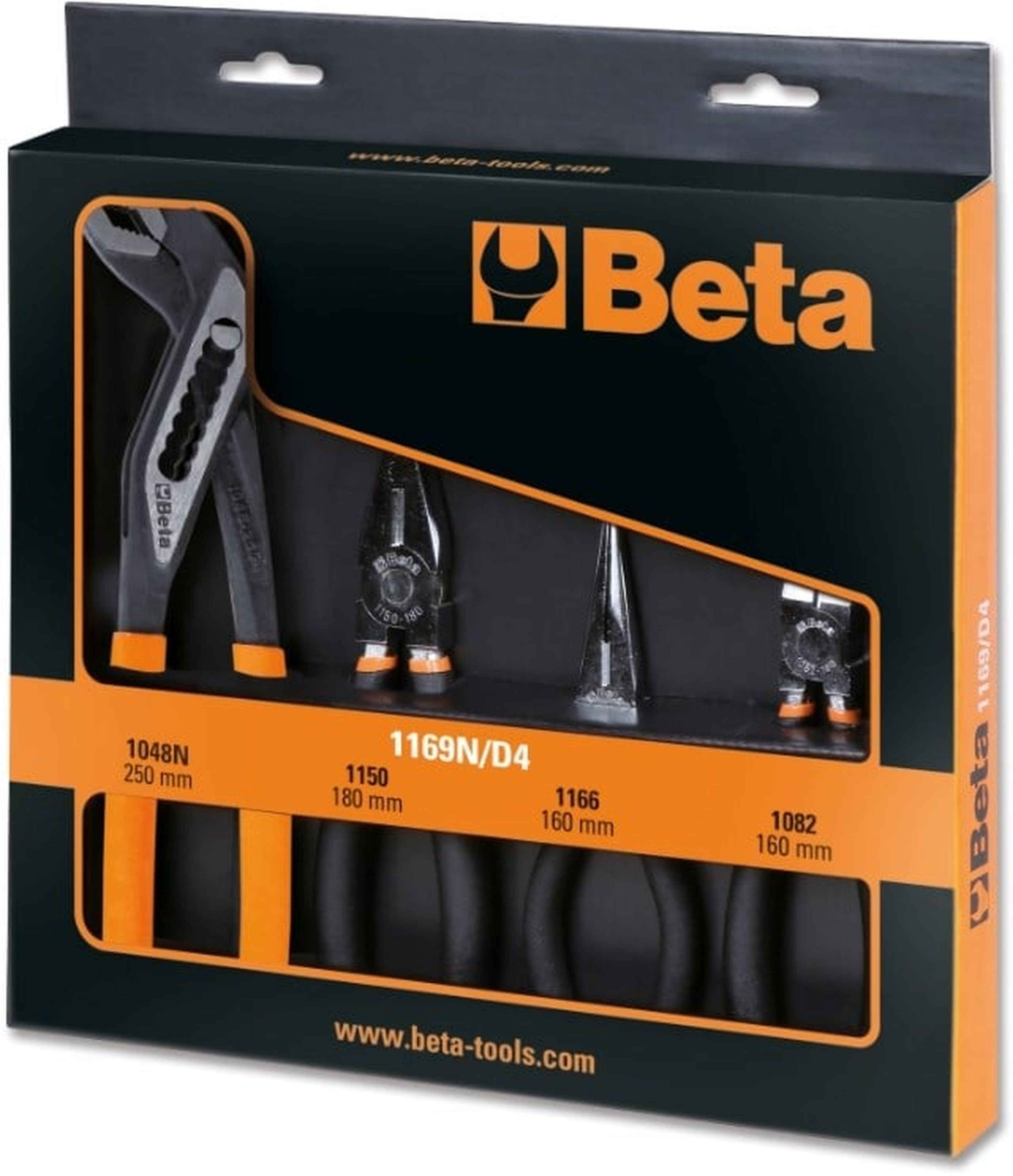 Beta Jeu de pinces 1169N/D4, 4 pièces