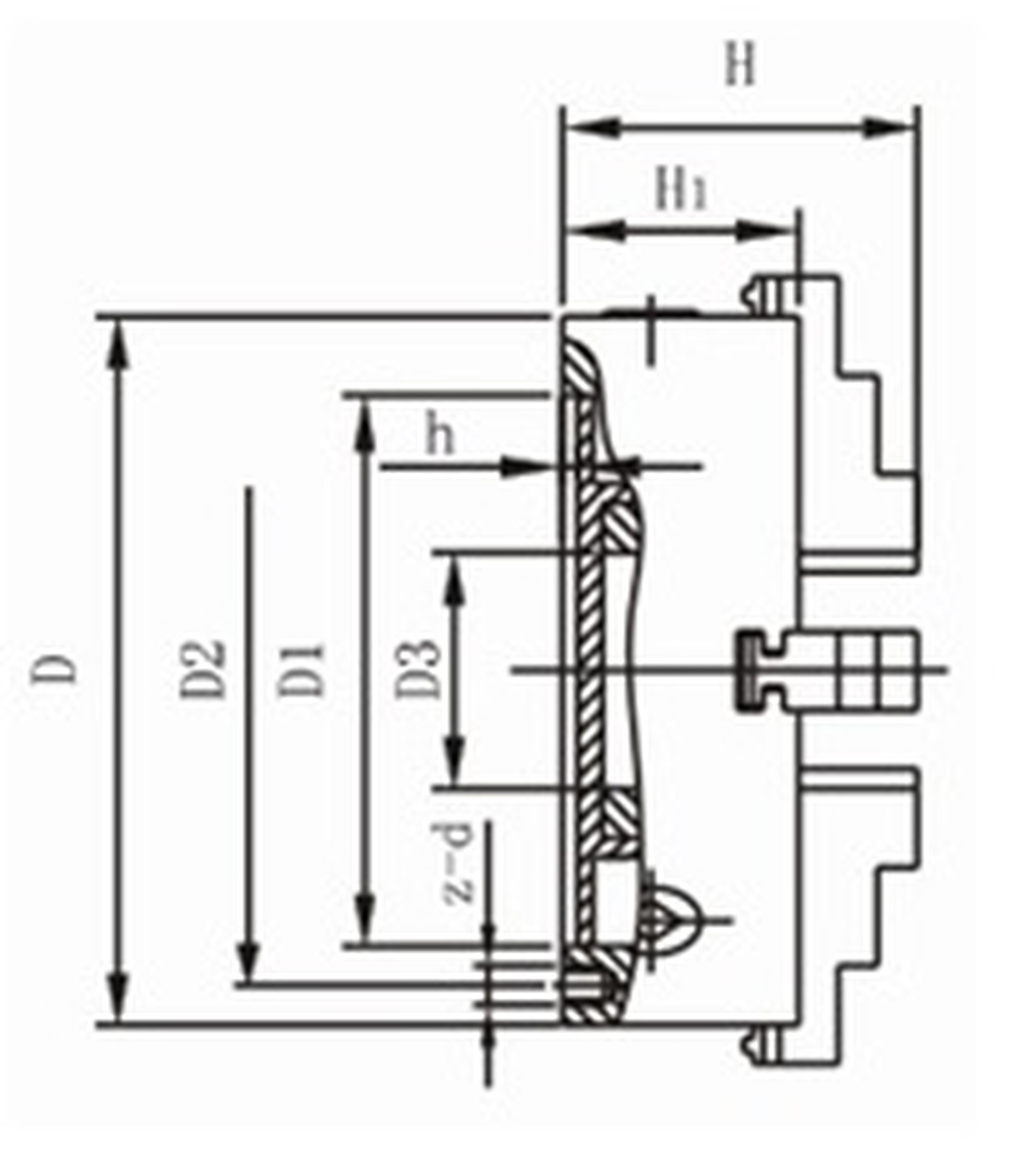 HBM Independent 4 Spannfutter 100 mm Image 3
