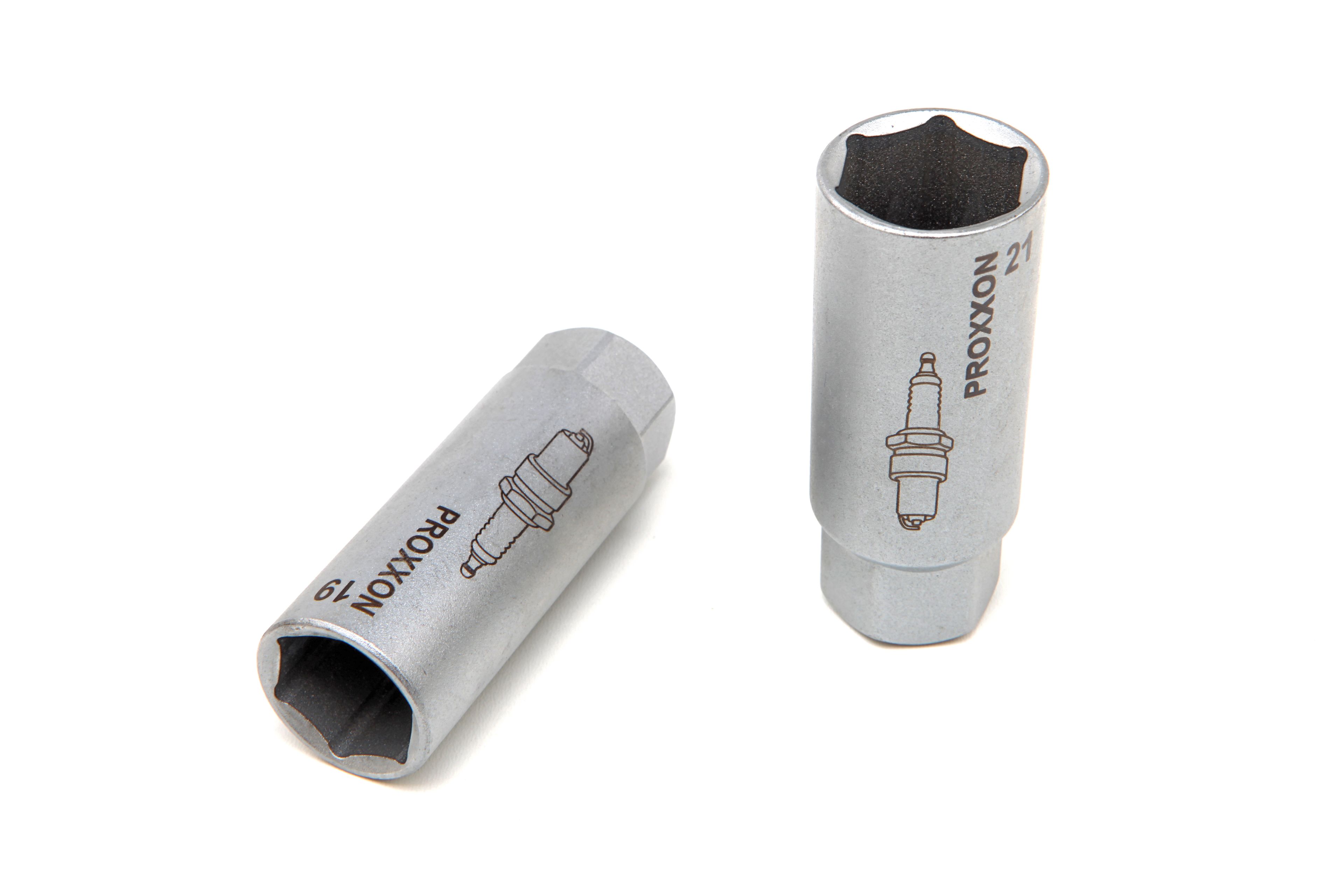 Proxxon 1/2 inch bougiedopsleutel met magneet 21 mm