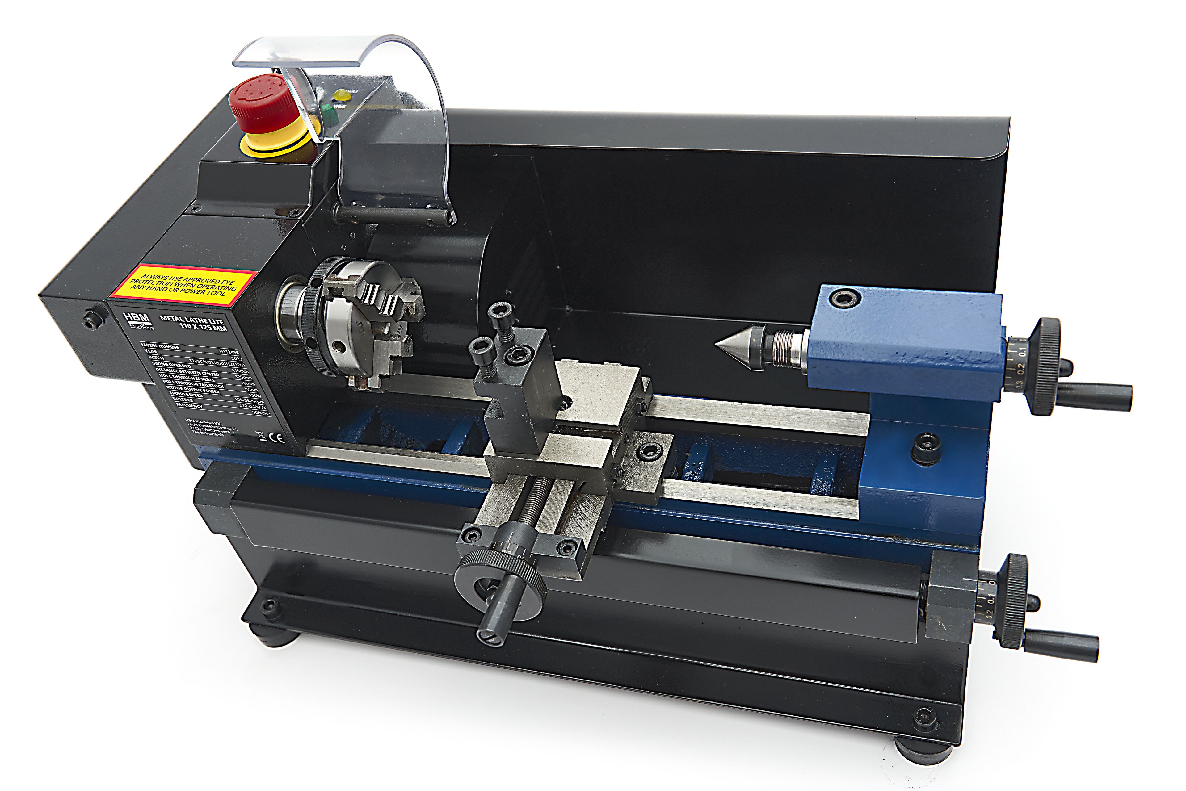HBM mini tornio per metallo 110 x 125 lite Image 4