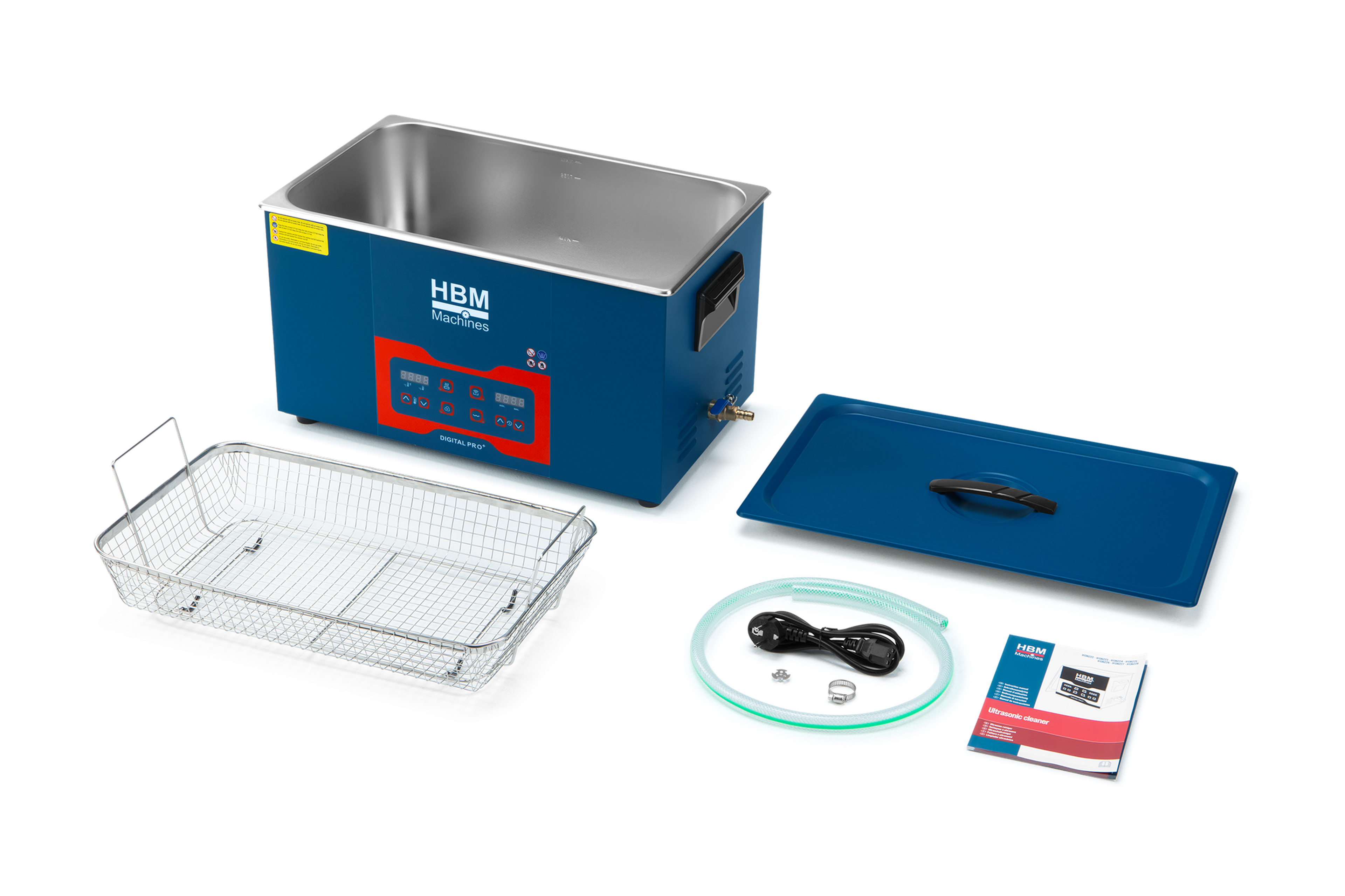 HBM pulitori ad ultrasuoni, blu 26,2 l Image 7