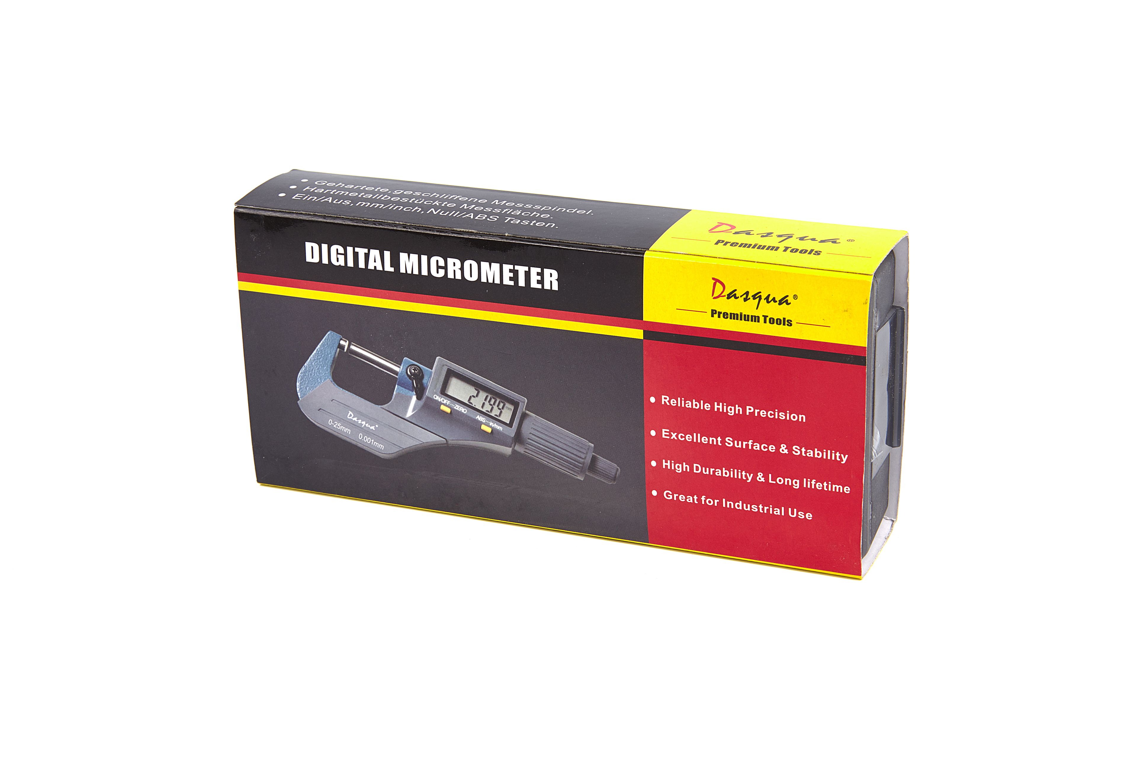 Micromètres extérieurs numériques professionnels Dasqua 50 mm Image 11