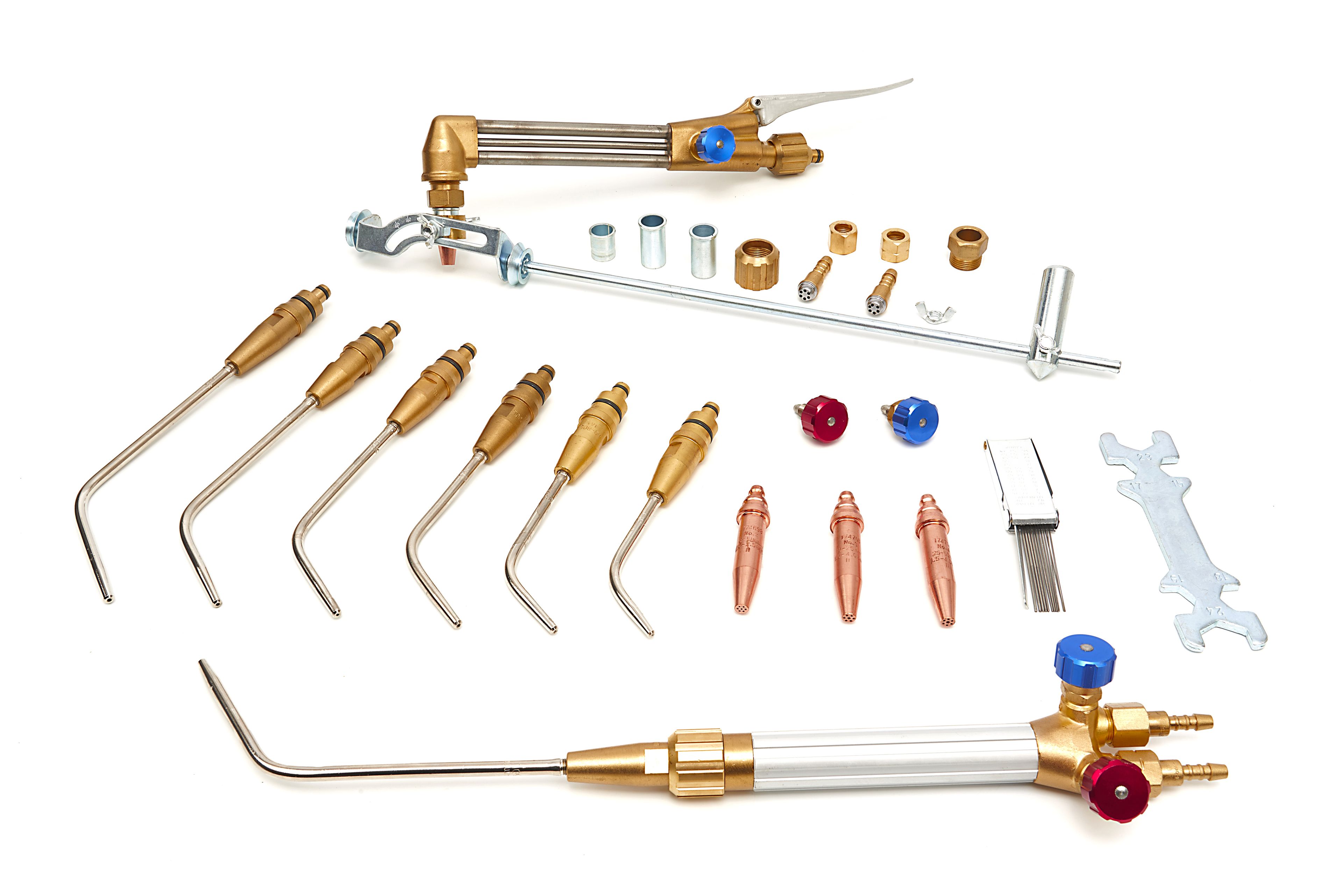 Set combinato di torcia per saldatura e torcia per taglio HBM 18 pezzi Image 4