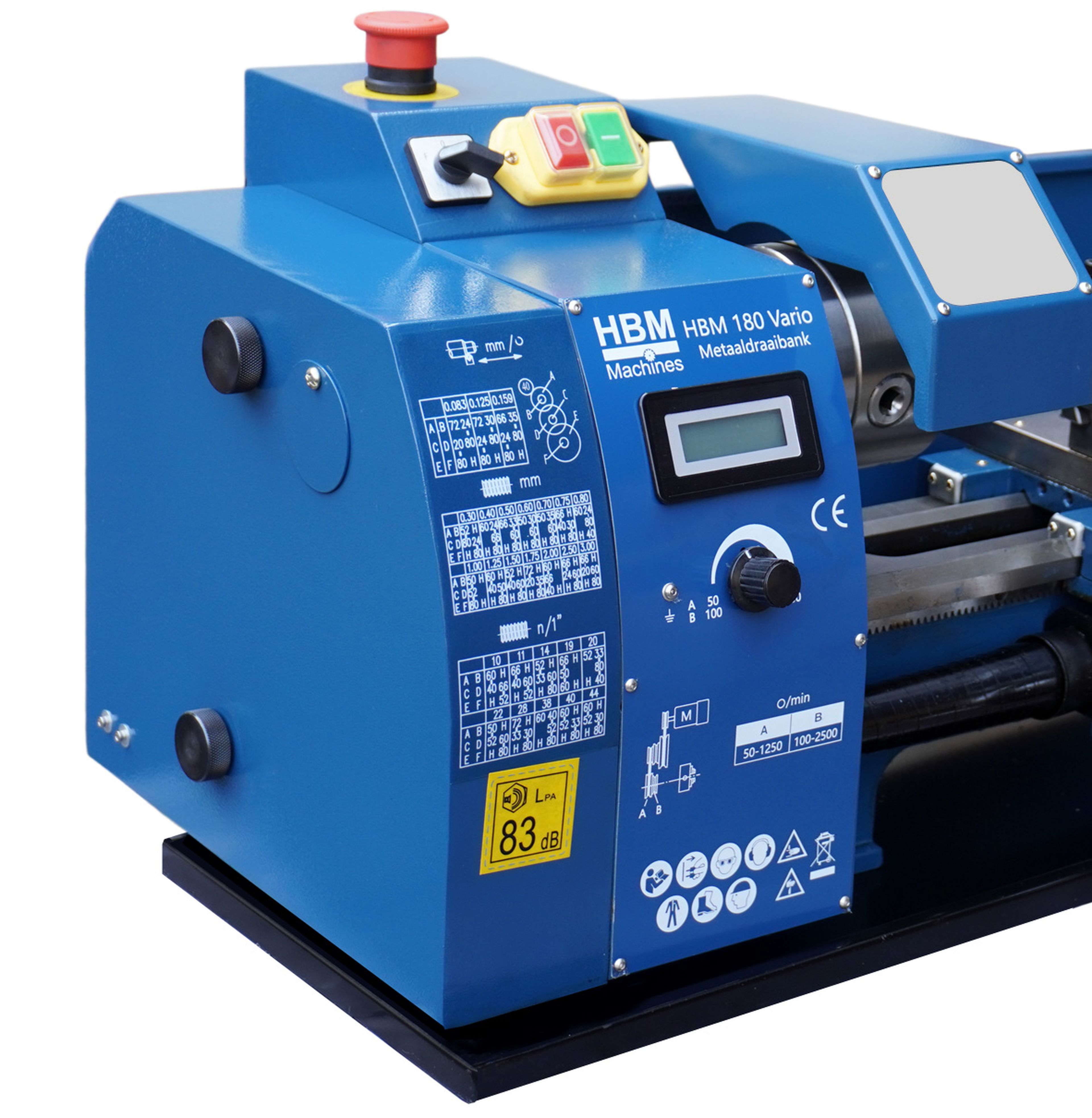 HBM mini tornio per metallo 180 x 300 vario Image 5