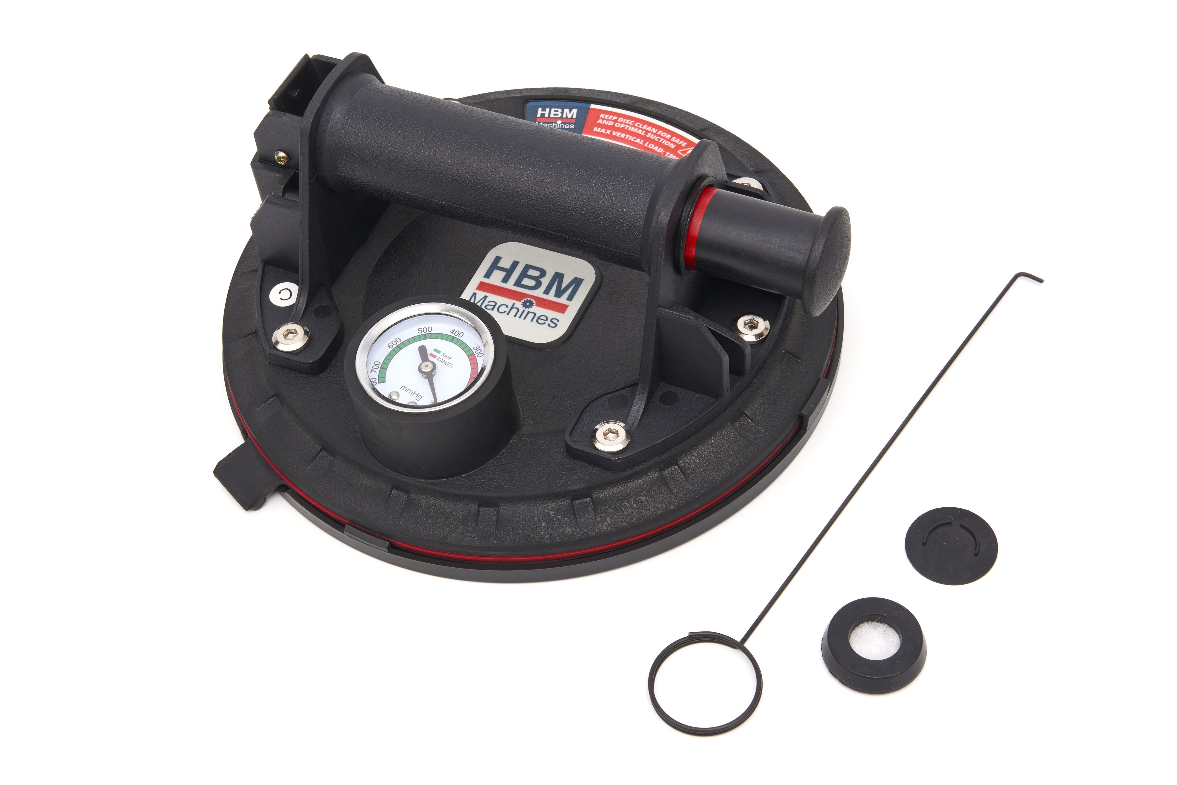 HBM 200 mm. Tegelzuignap Met Vacuümpomp 110 Kg. Image 4