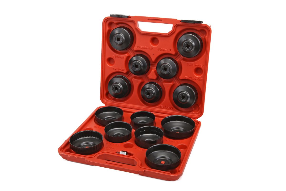 HBM 15-teiliger Ölfilter-Demontagesatz - Ölfilterdeckel-Kit