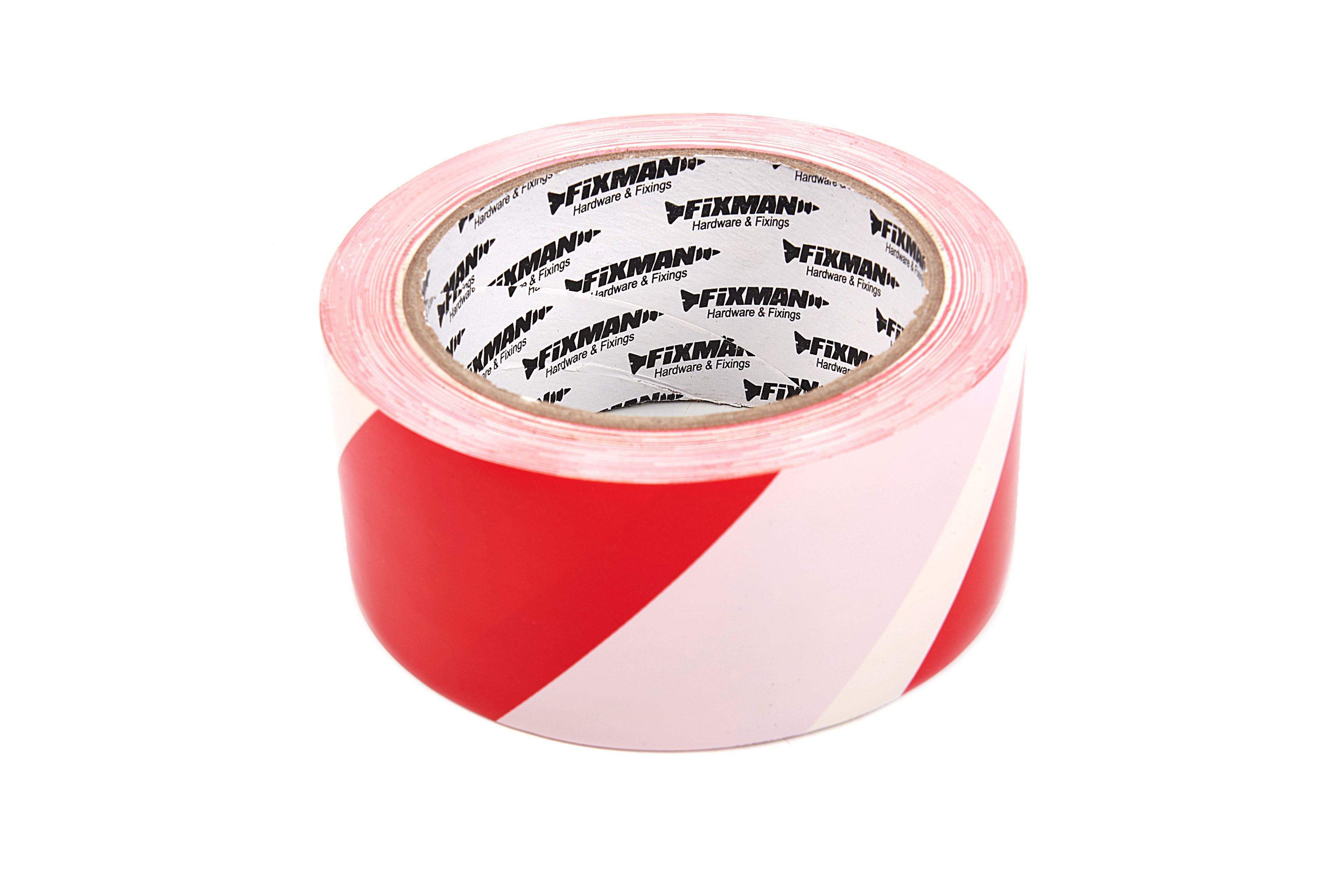 Silverline 50 mm x 33 mètres Ruban de sécurité rouge blanc