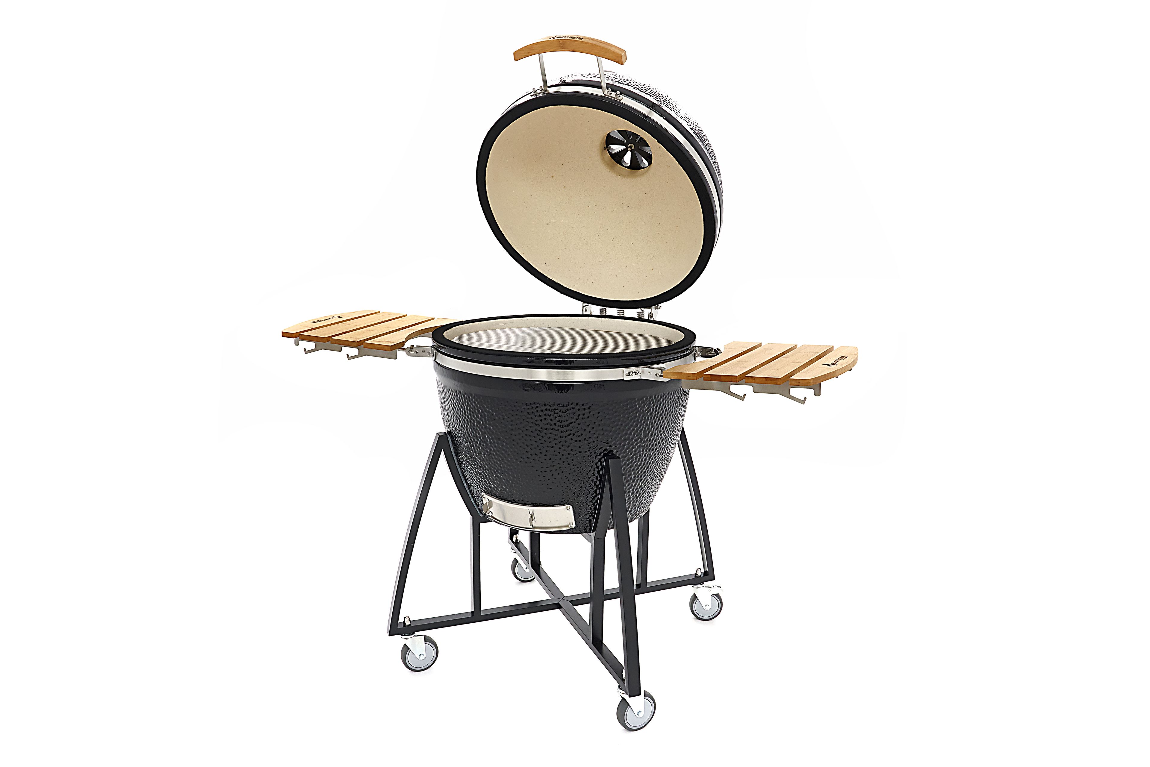 Barbecue en céramique de 68 cm sur roulettes Black Edition Image 9
