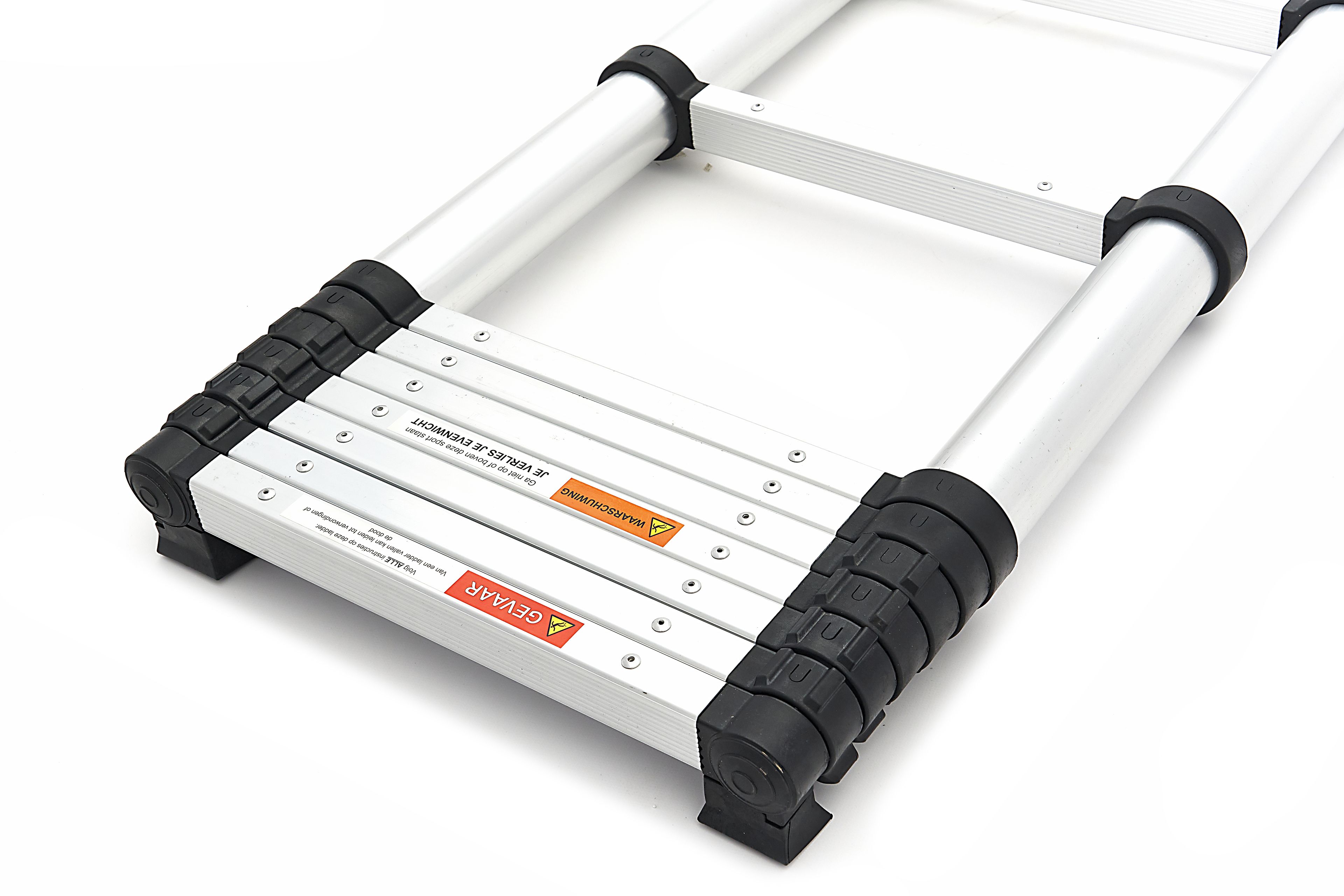 HBM Professionele Telescoopladder – Aluminium – Max. Werkhoogte 3.80 m Image 6