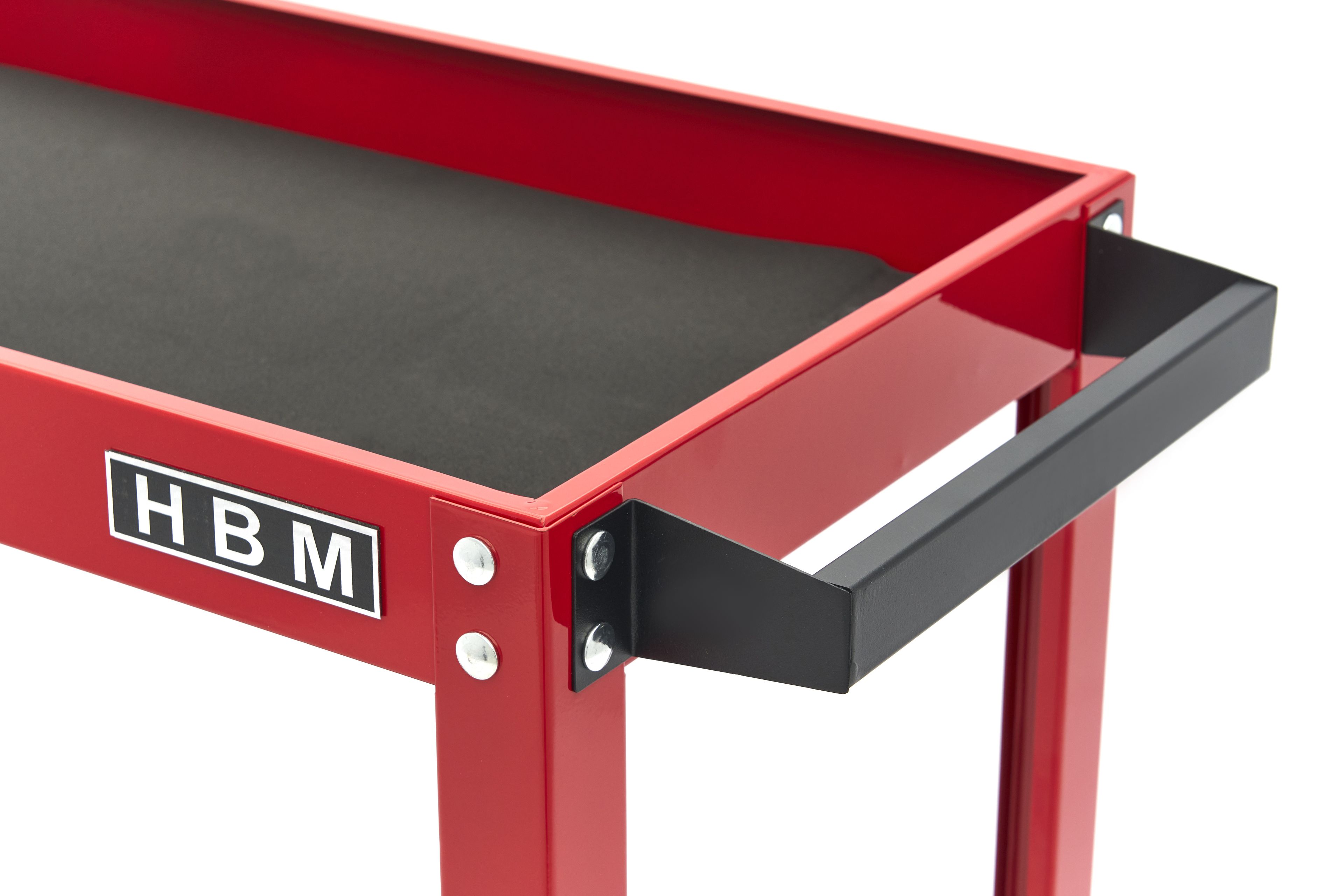 HBM  verrijdbare gereedschapswagen 2-laags, rood Image 6