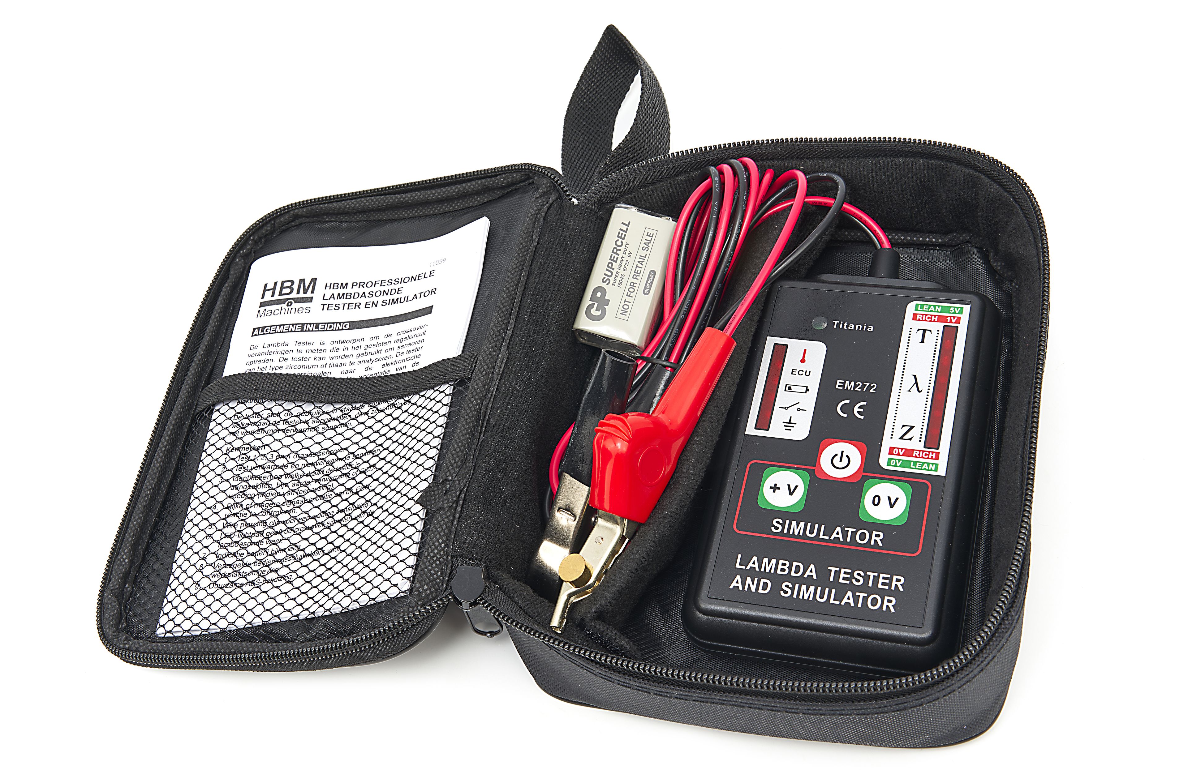 Testeur et simulateur de sonde lambda professionnel HBM Image 2