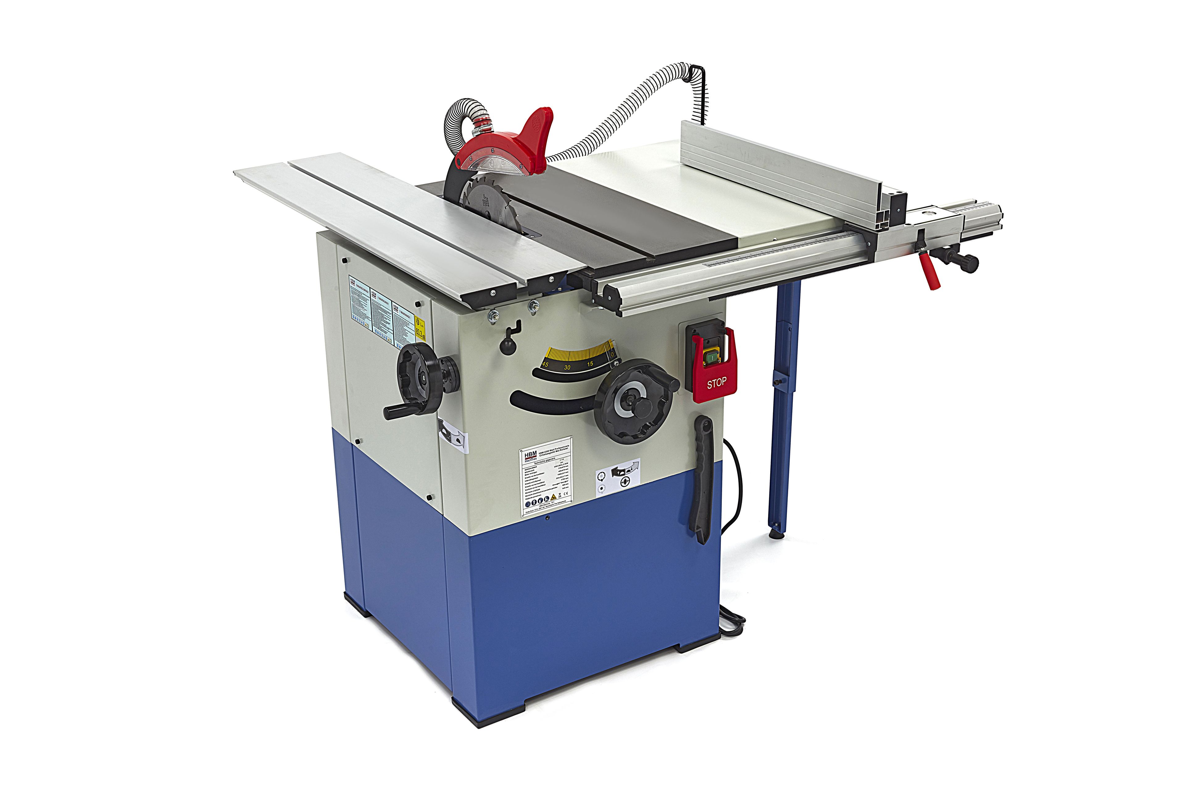 HBM Table de scie circulaire 2200 Watt avec surface à rouleaux Image 8