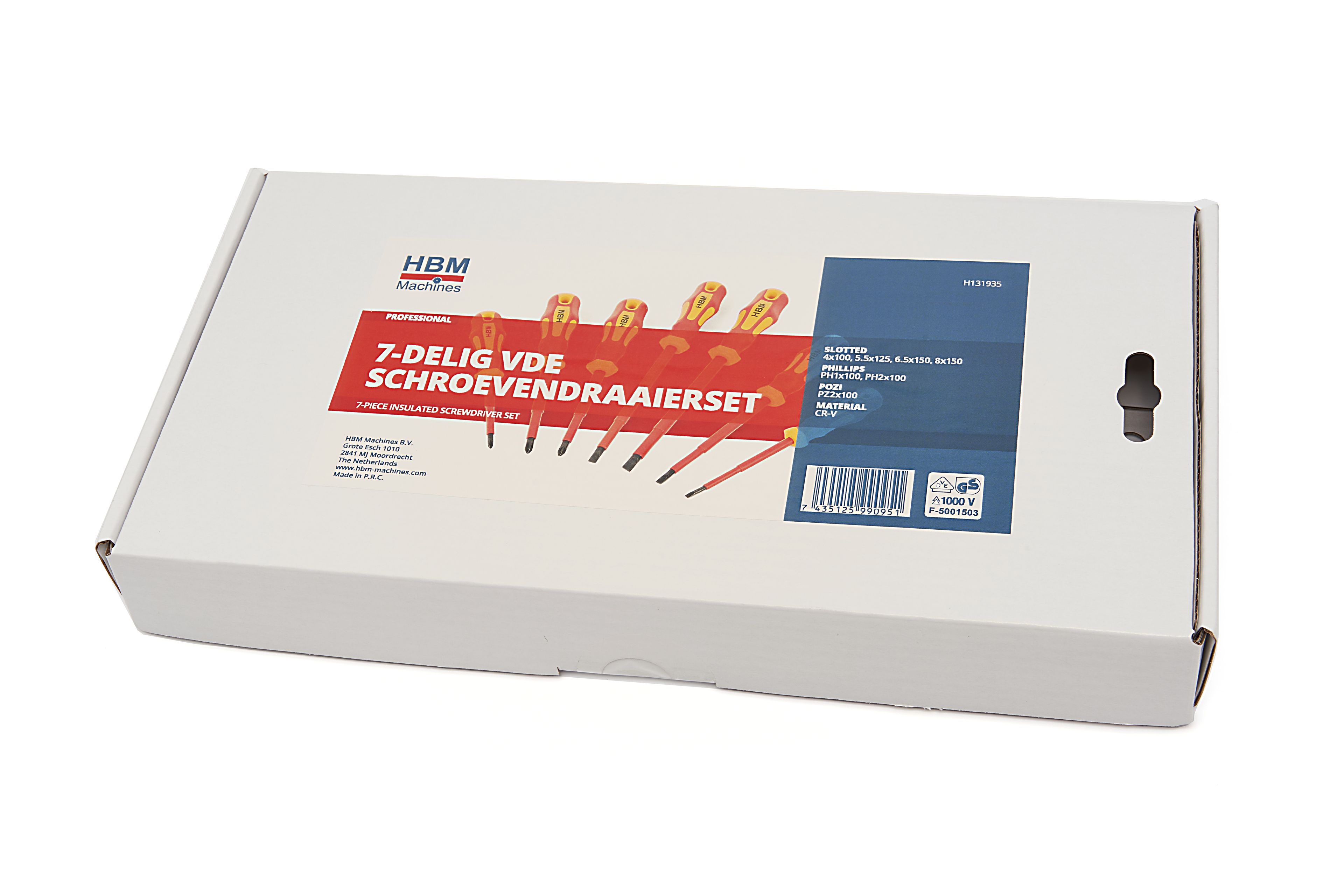 HBM 7 delige VDE schroevendraaierset Image 4