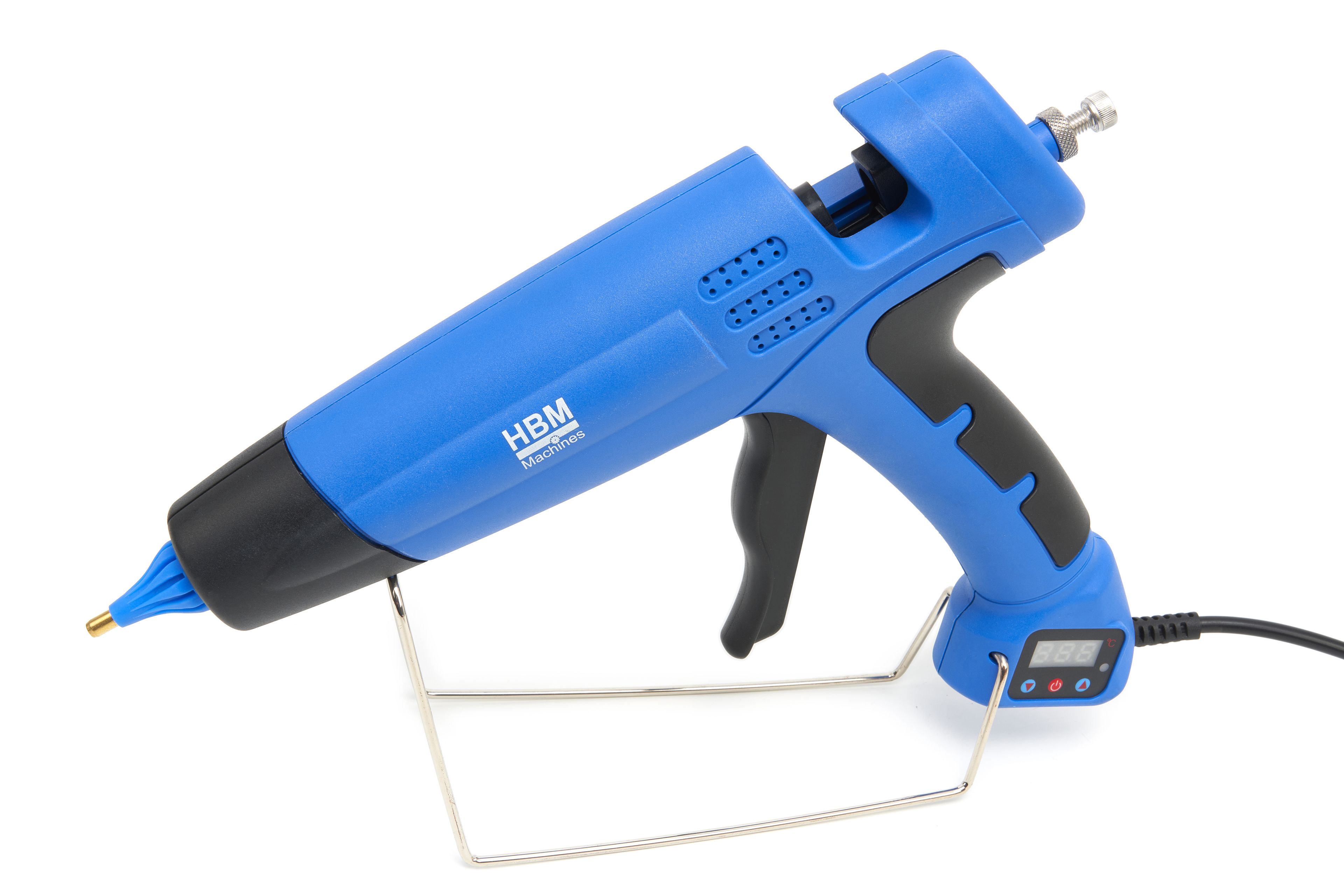 HBM 500 Watt 11 mm. Pistolet à colle professionnel avec température réglable et affichage numérique Image 2