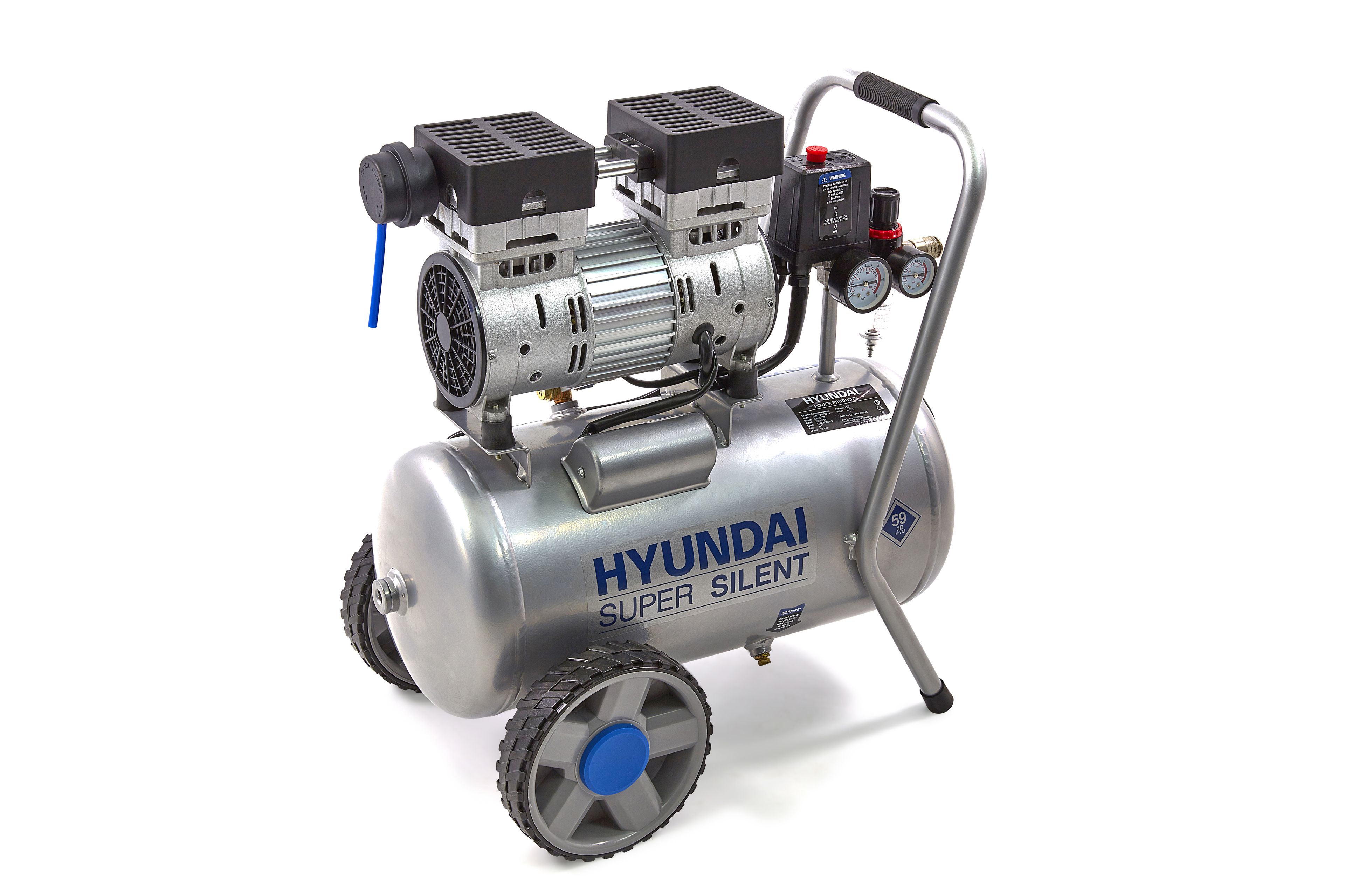 Compressore Hyundai da 24 Litri Professionale a Basso Rumore Image 4