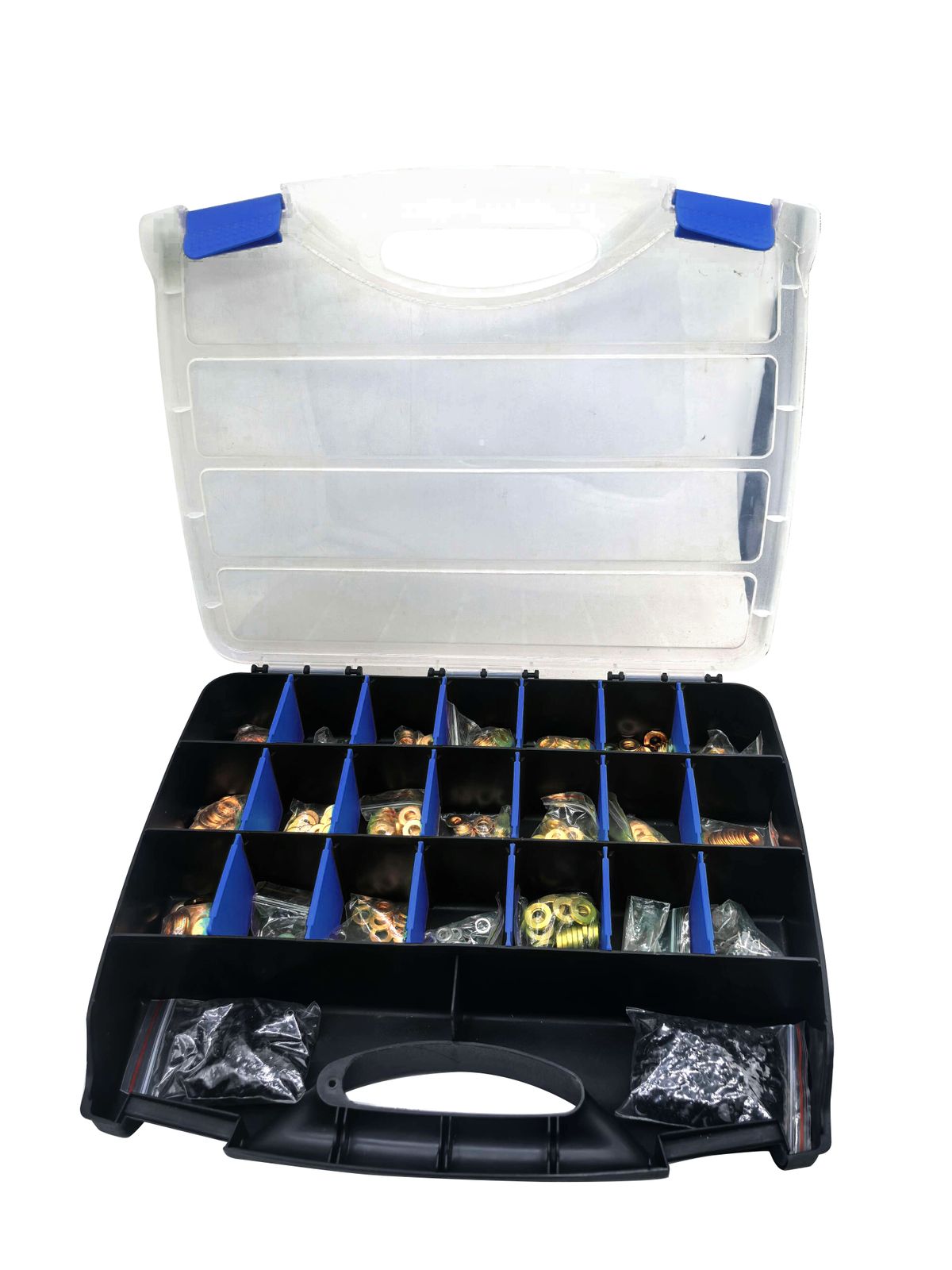 Surtido de anillos de cobre para inyectores HBM de 551 piezas