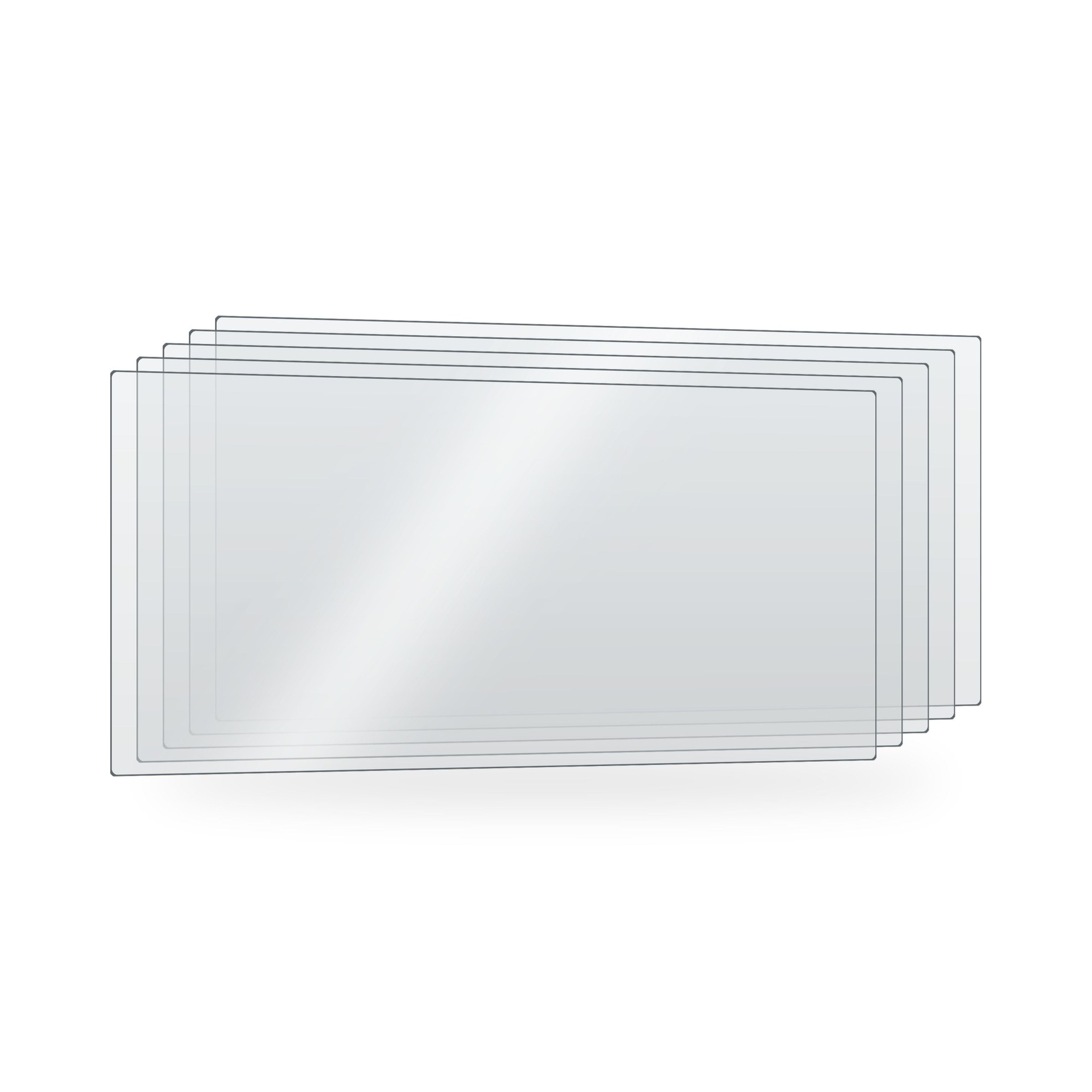 HBM verres de protection intérieurs pour casque de soudure automatique avec système de ventilation, 5 pièces Image 2