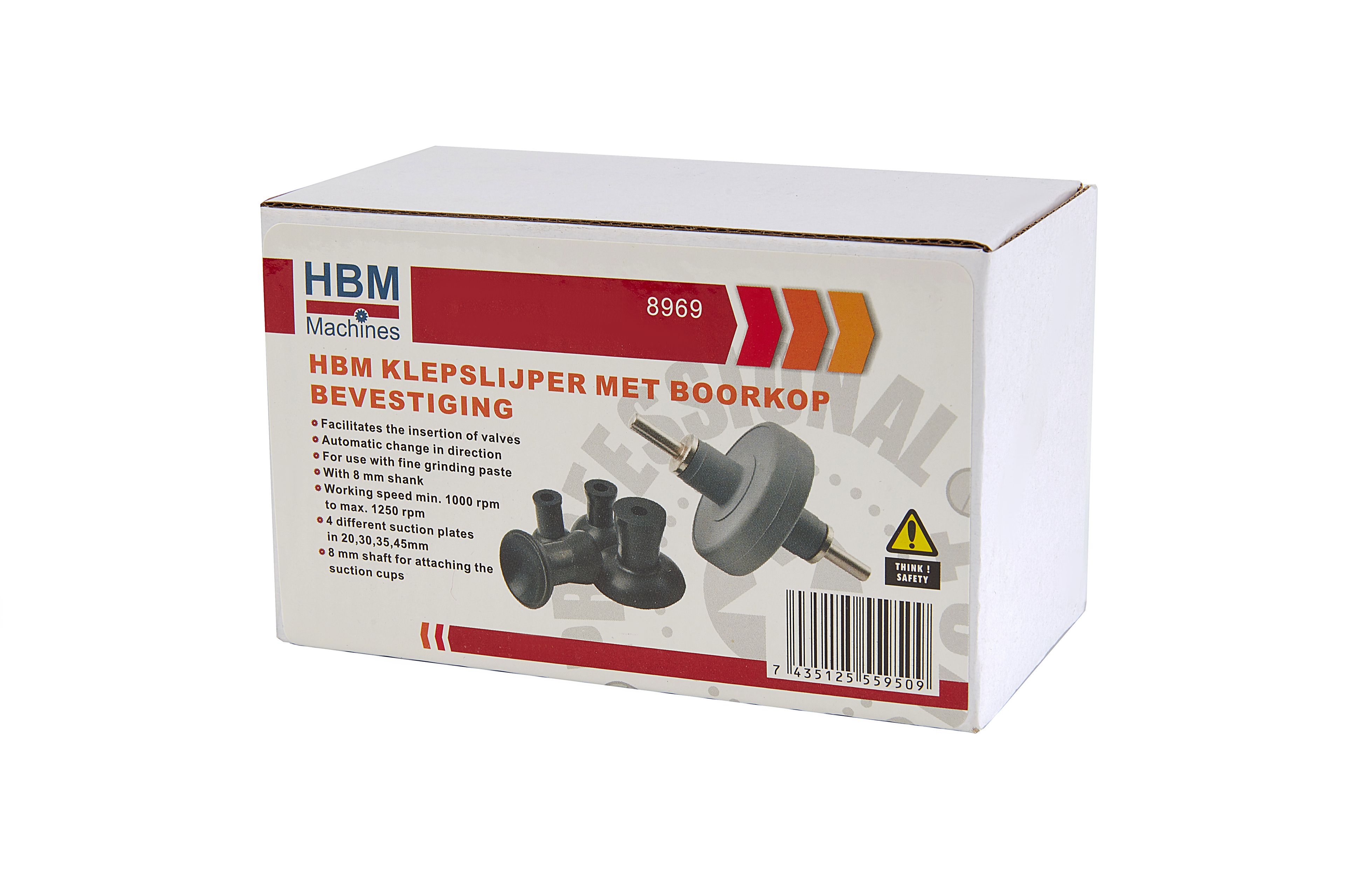 HBM Affûteuse de clapets avec fixation de la tête de forage Image 3