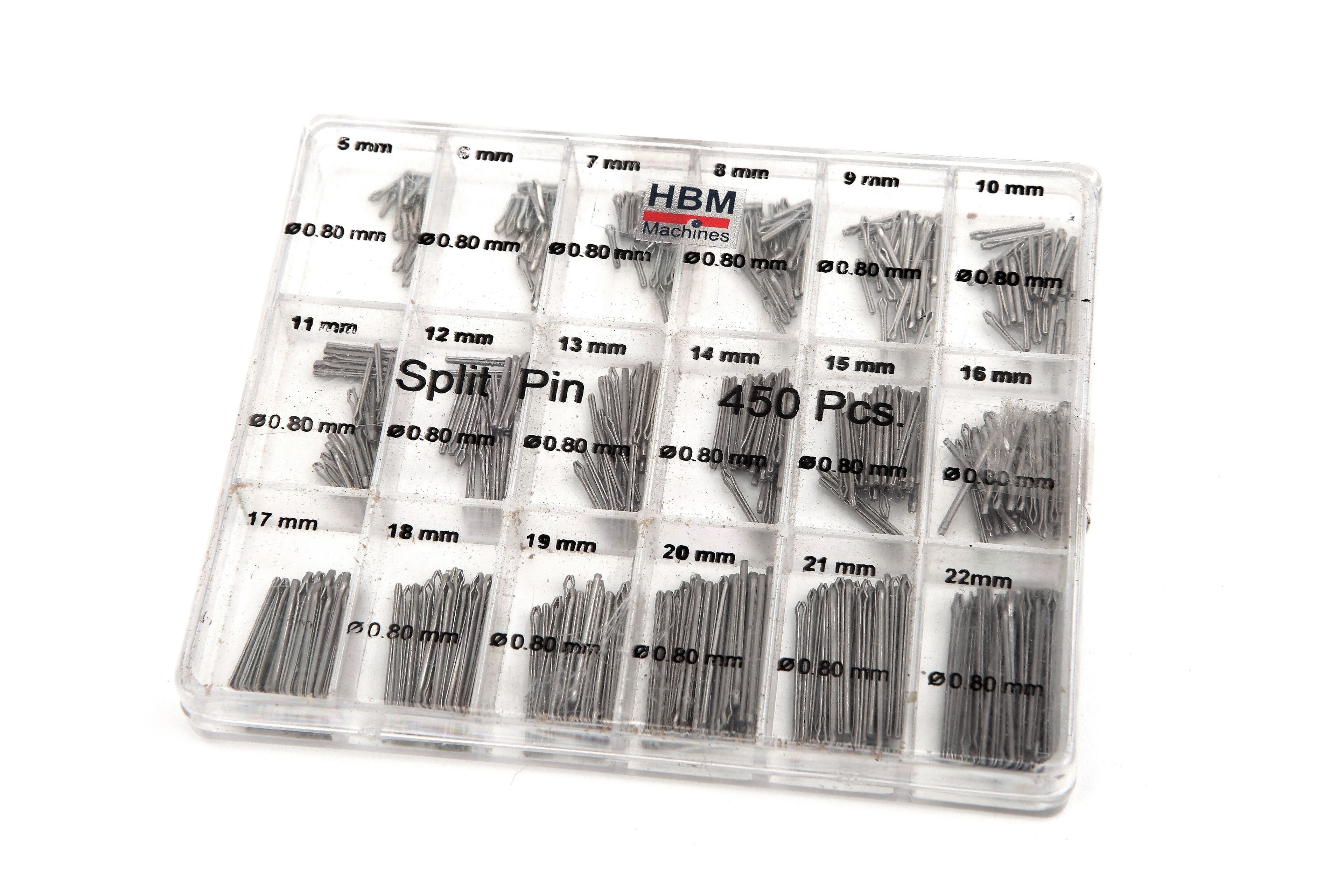 HBM Assortiment de broches fendues 1