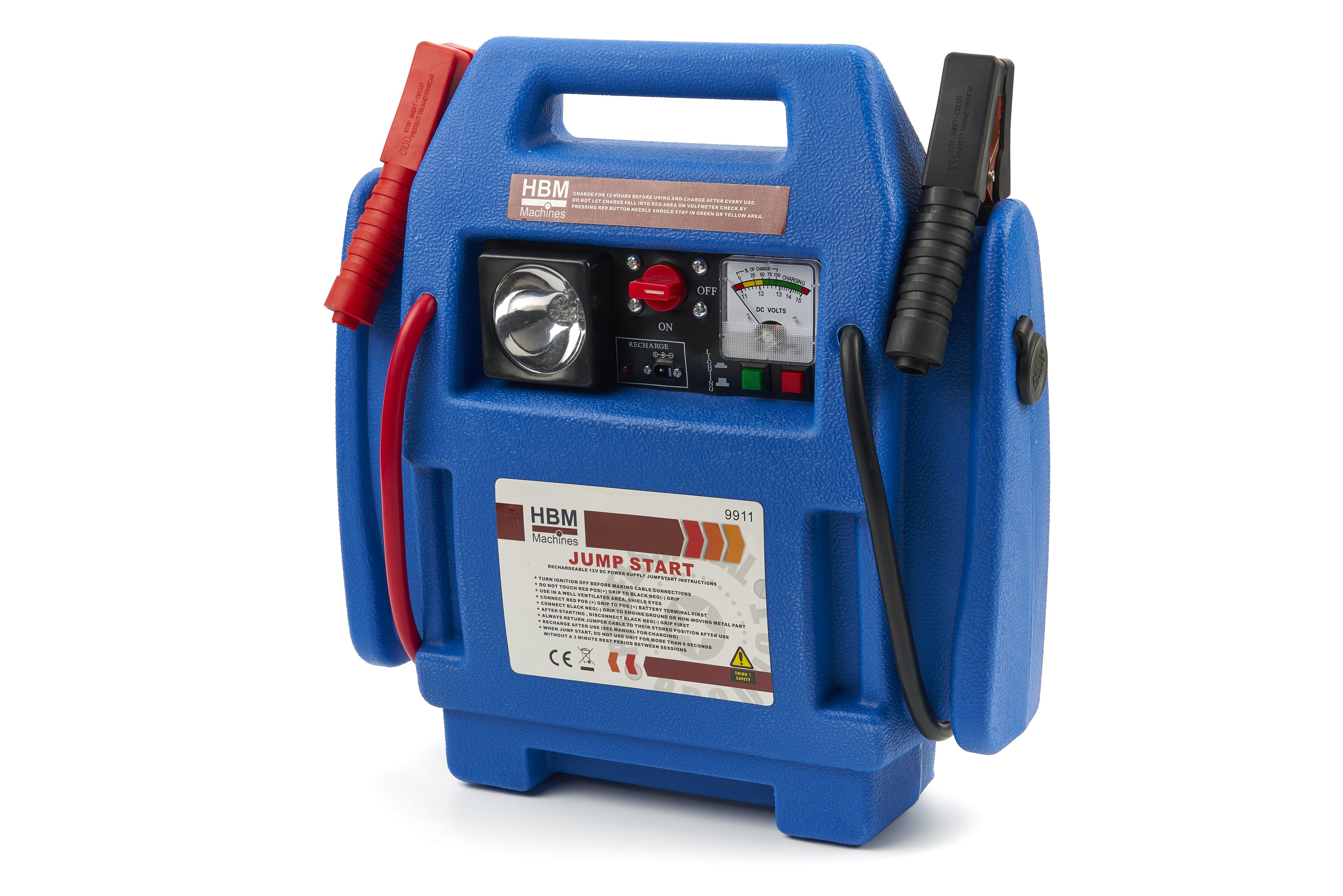 HBM 4 in 1 Avviatore di emergenza Powerstation 12V - 20AH Image 2