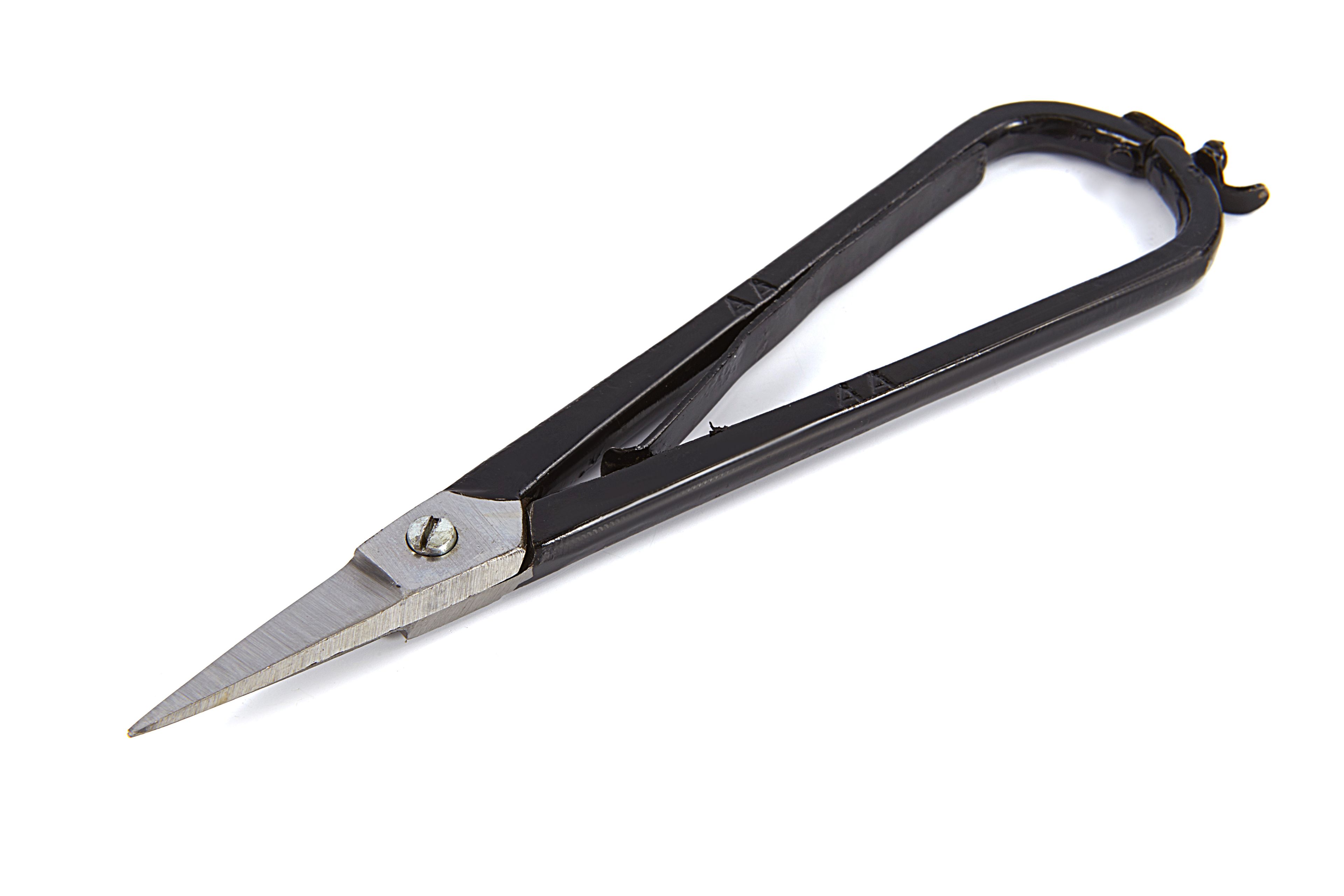 Tijeras de latón HBM rectas con resorte y cierre Image 2