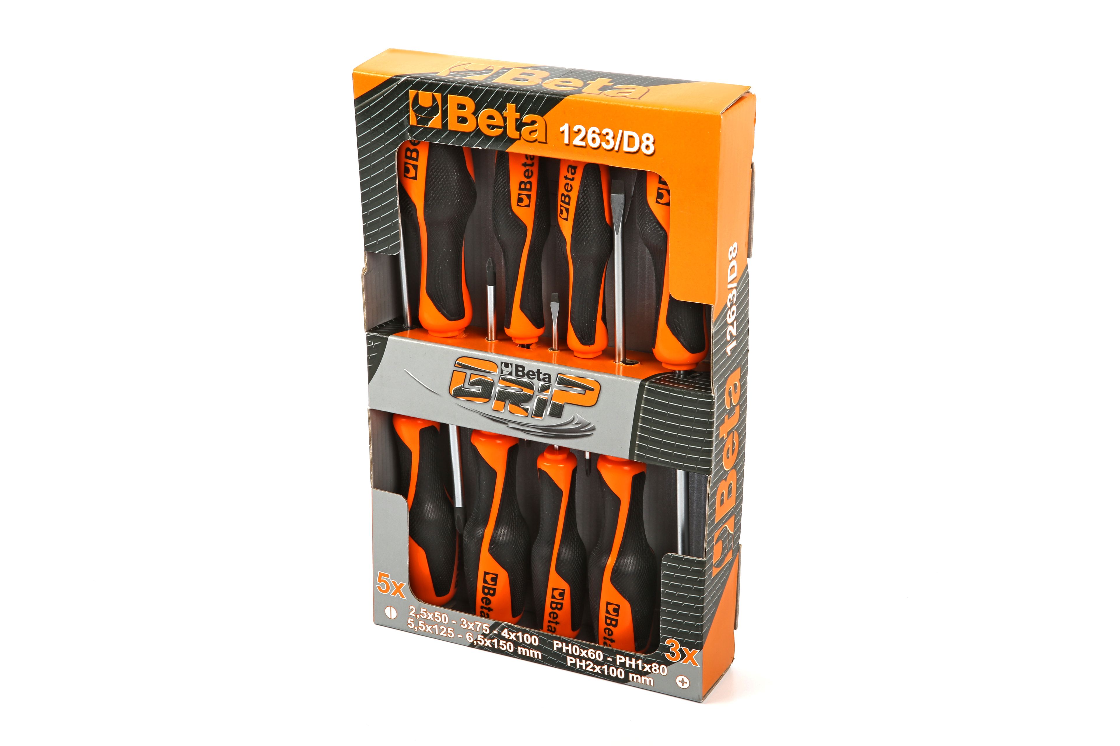 Beta 1263 Grip 8 Delige Schroevendraaiersets