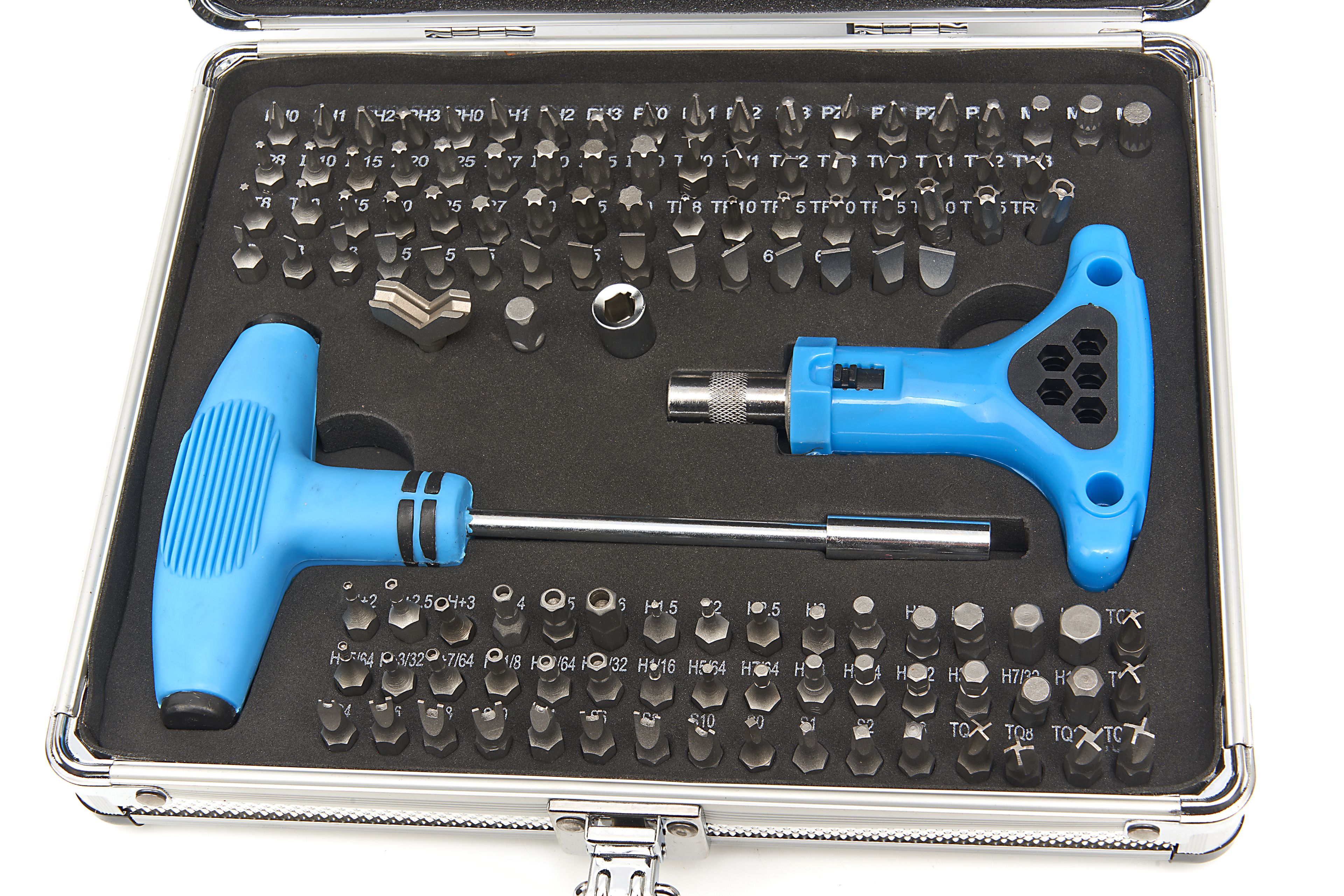 HBM CRV bitset met T-greep en handratel 147-delig Image 2