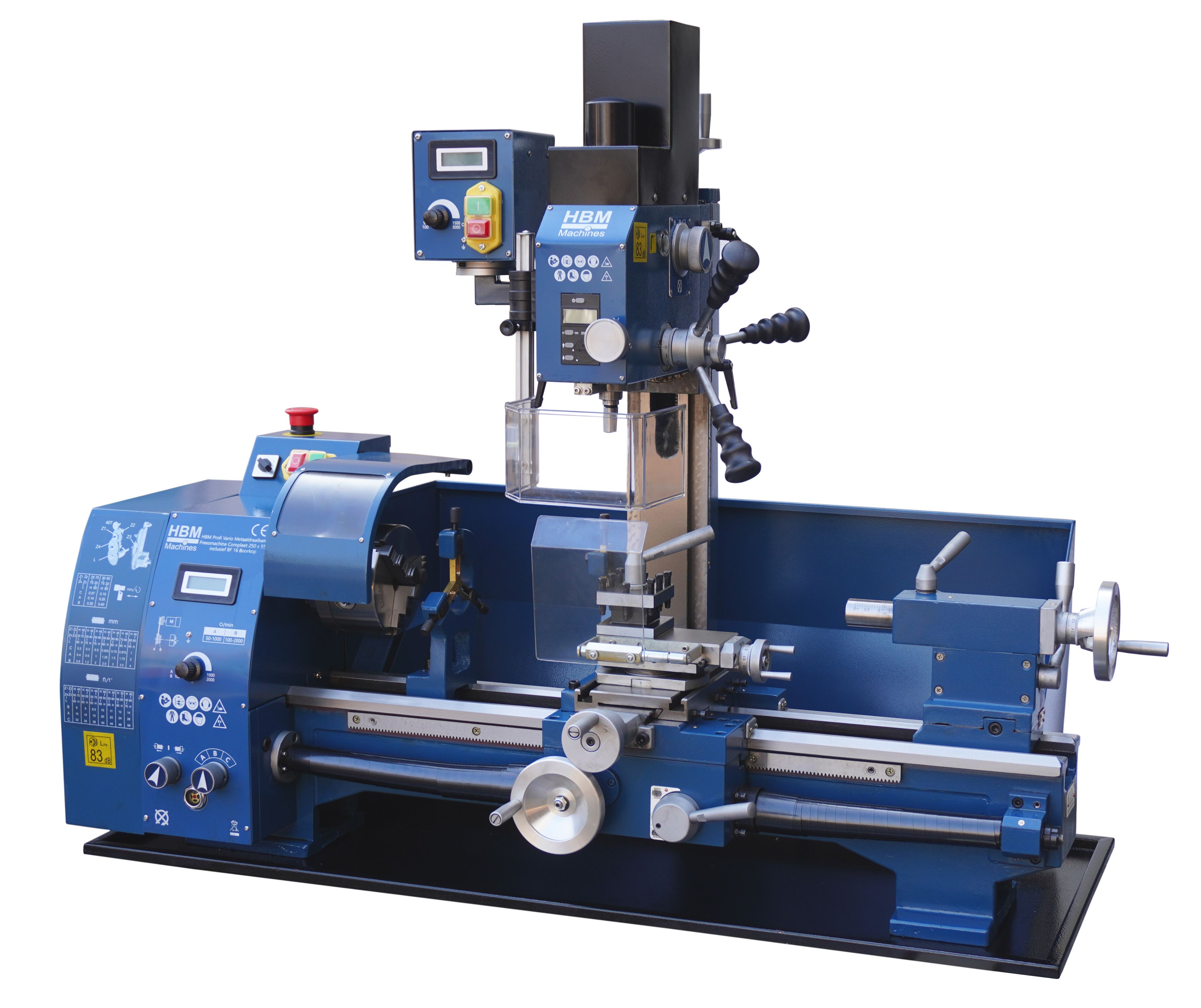 HBM torno para metal 250 x 550 BF16