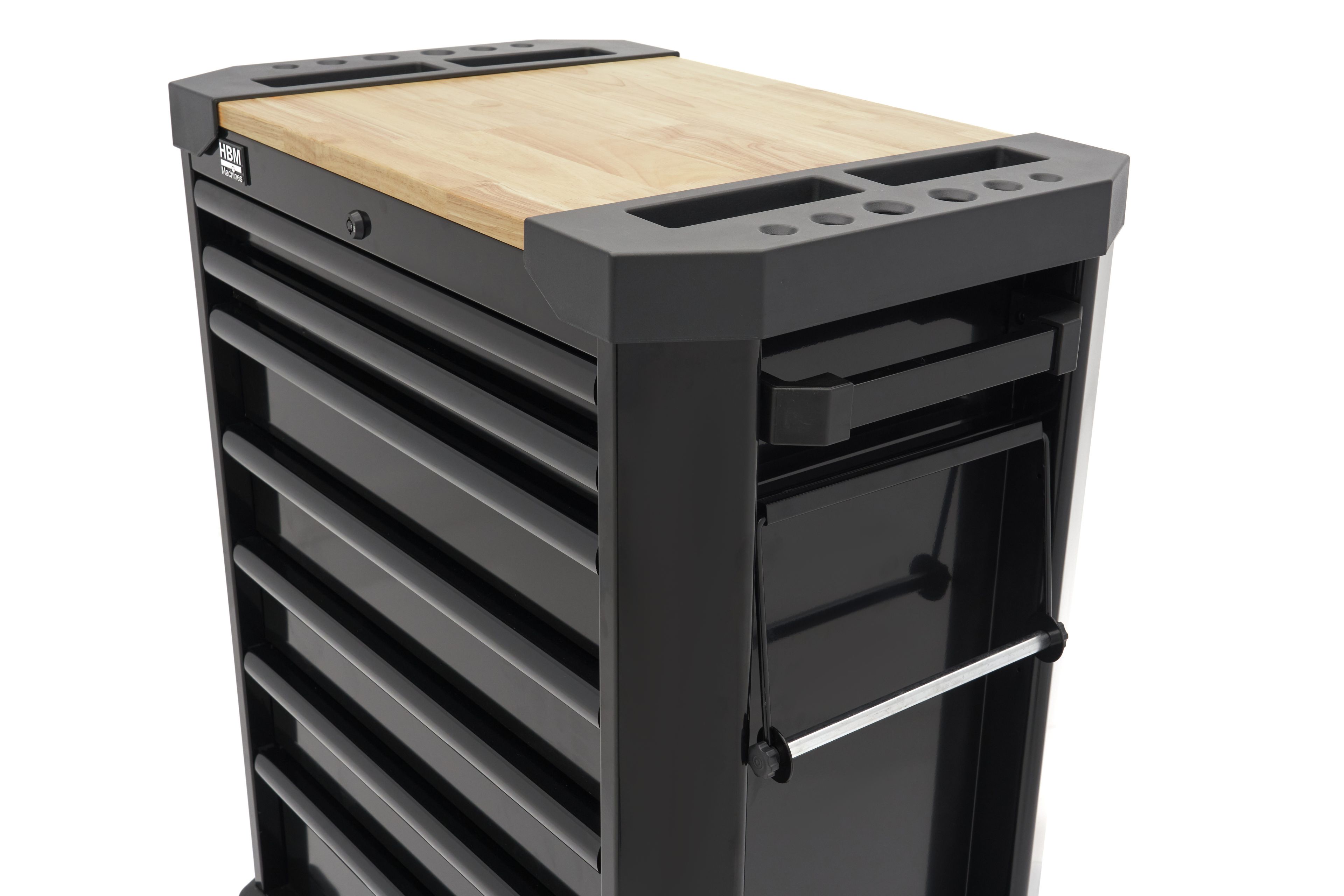 HBM gereedschapswagen 7 laden 71 cm zwart Image 9