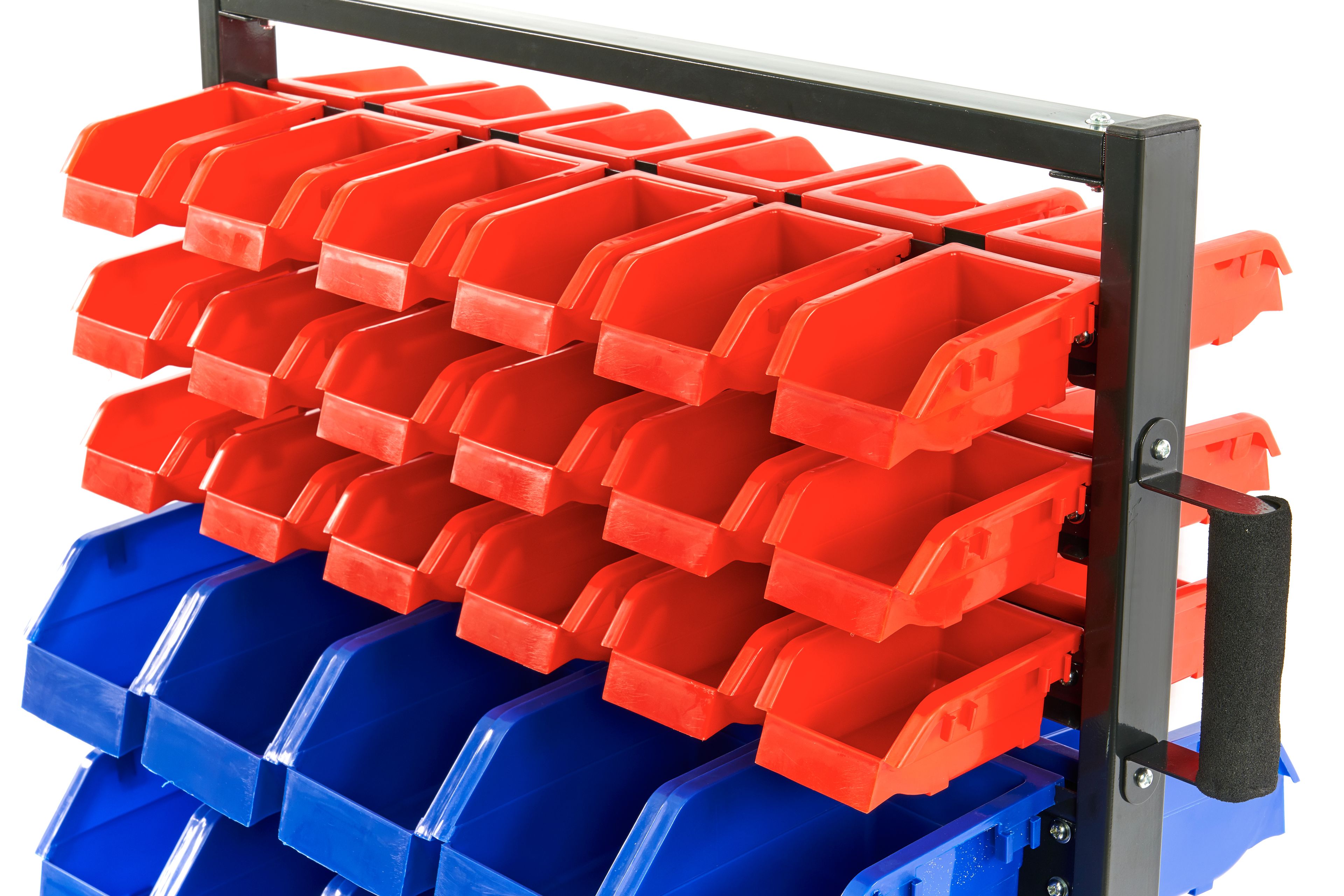 HBM Scaffale di stoccaggio mobile con 90 contenitori di stoccaggio Image 4